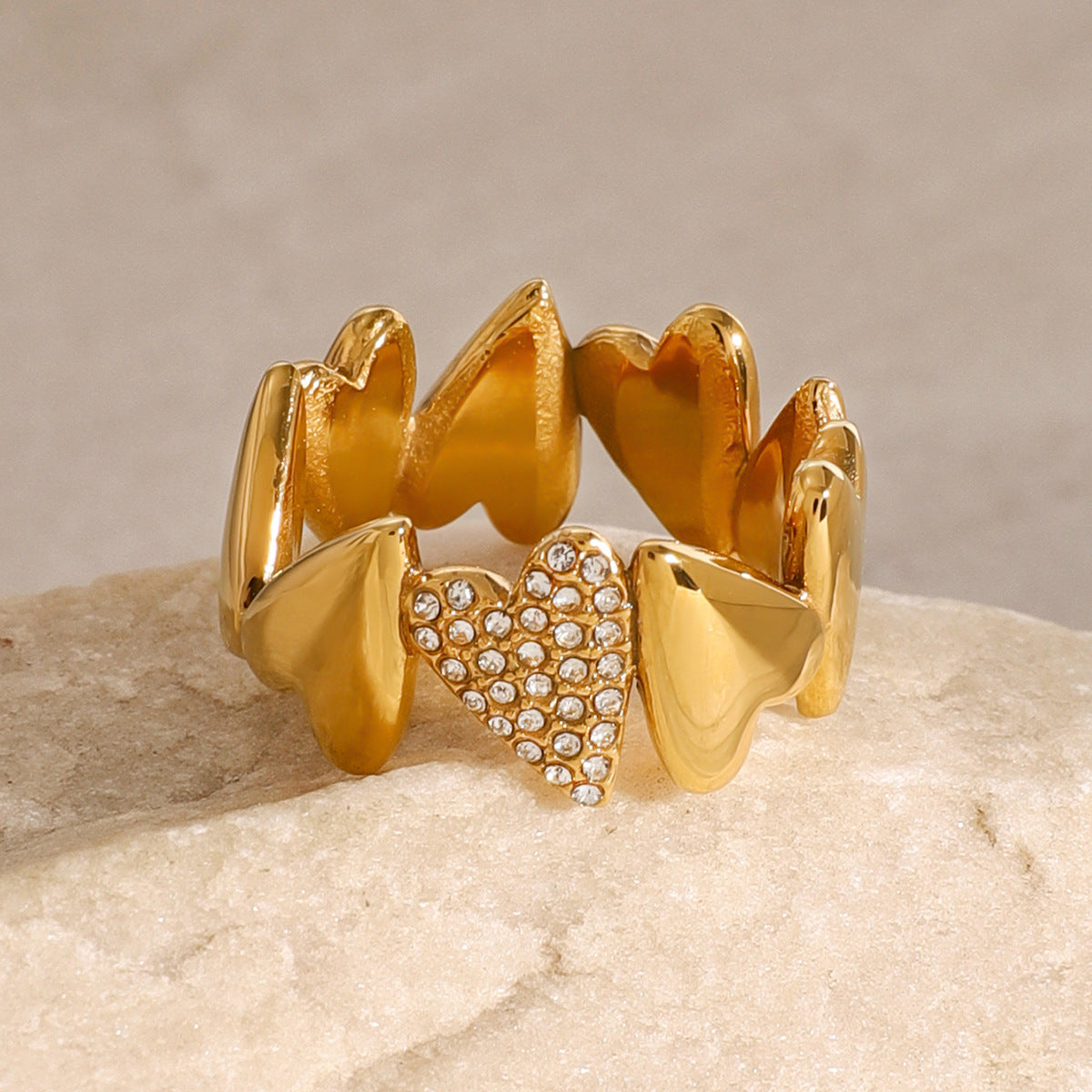Celestial Heart Diamond Ring