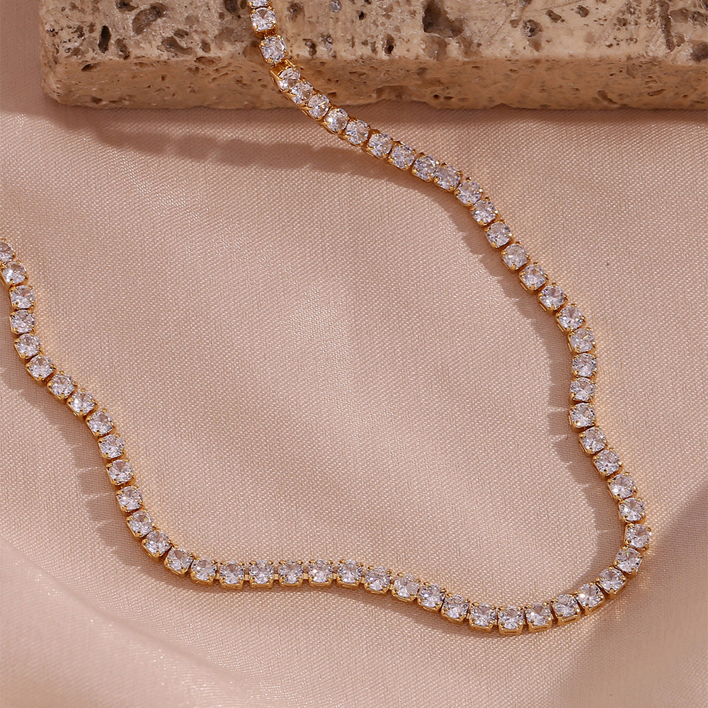 Eternal Sparkle Diamond Tennis Necklace