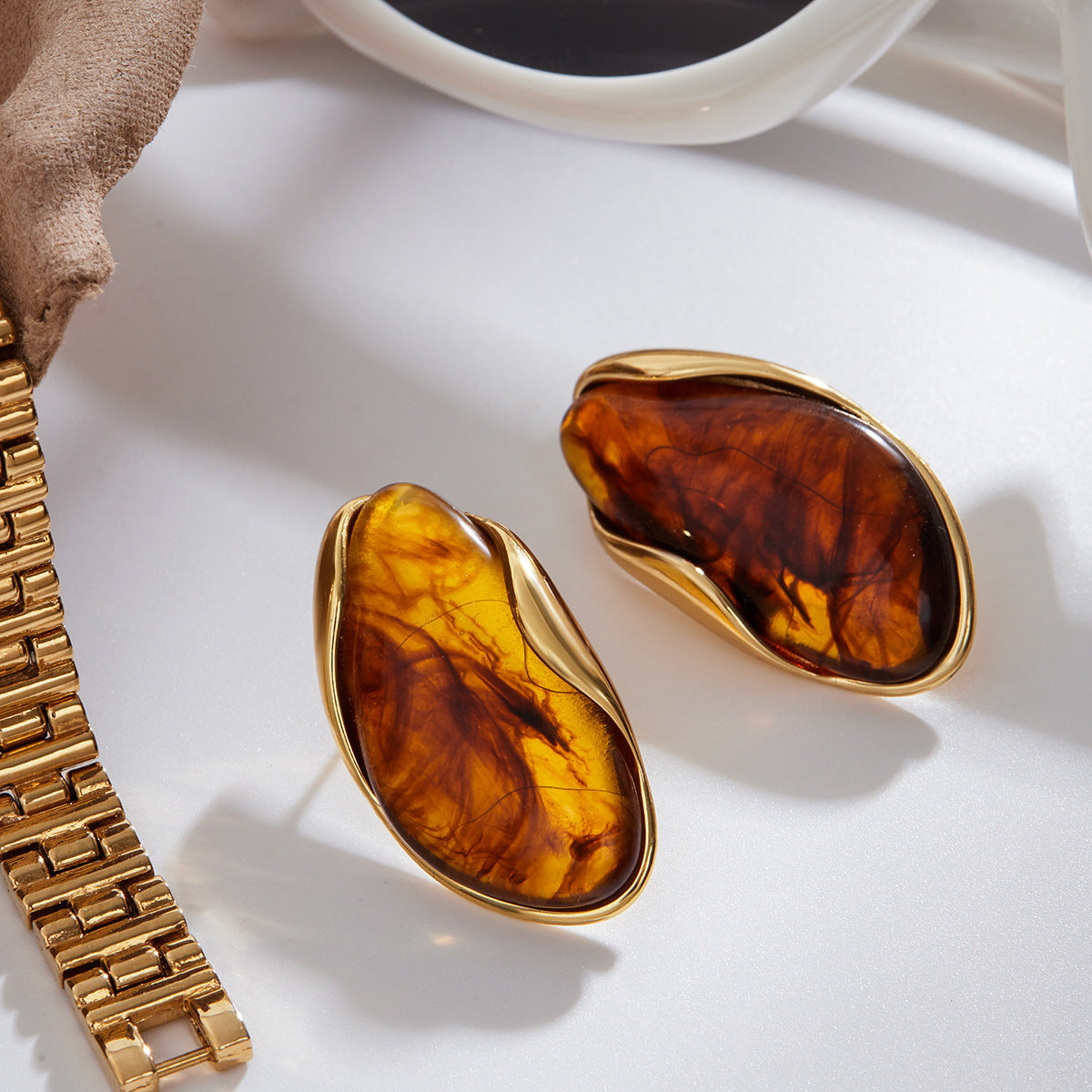 Amelise Gemstone Drop Earrings