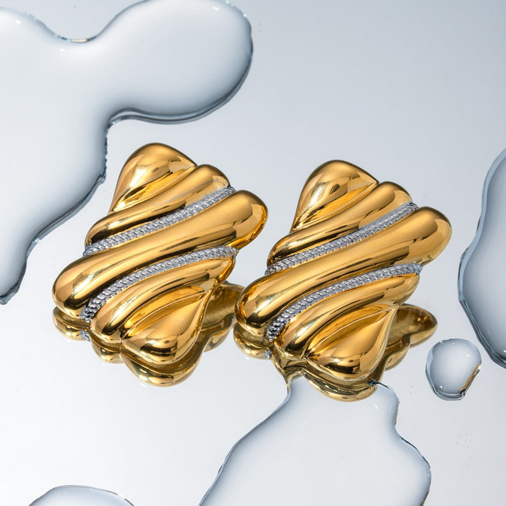 Ethereal Gold Hoop Earrings