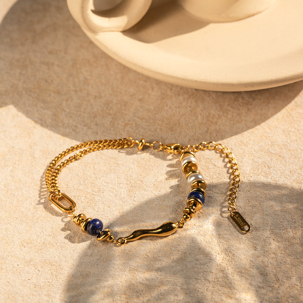 Quintessa Abstract Pearl Bracelet