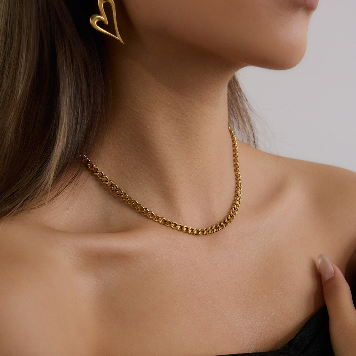 Ysolde Cuban Link Chain Necklace
