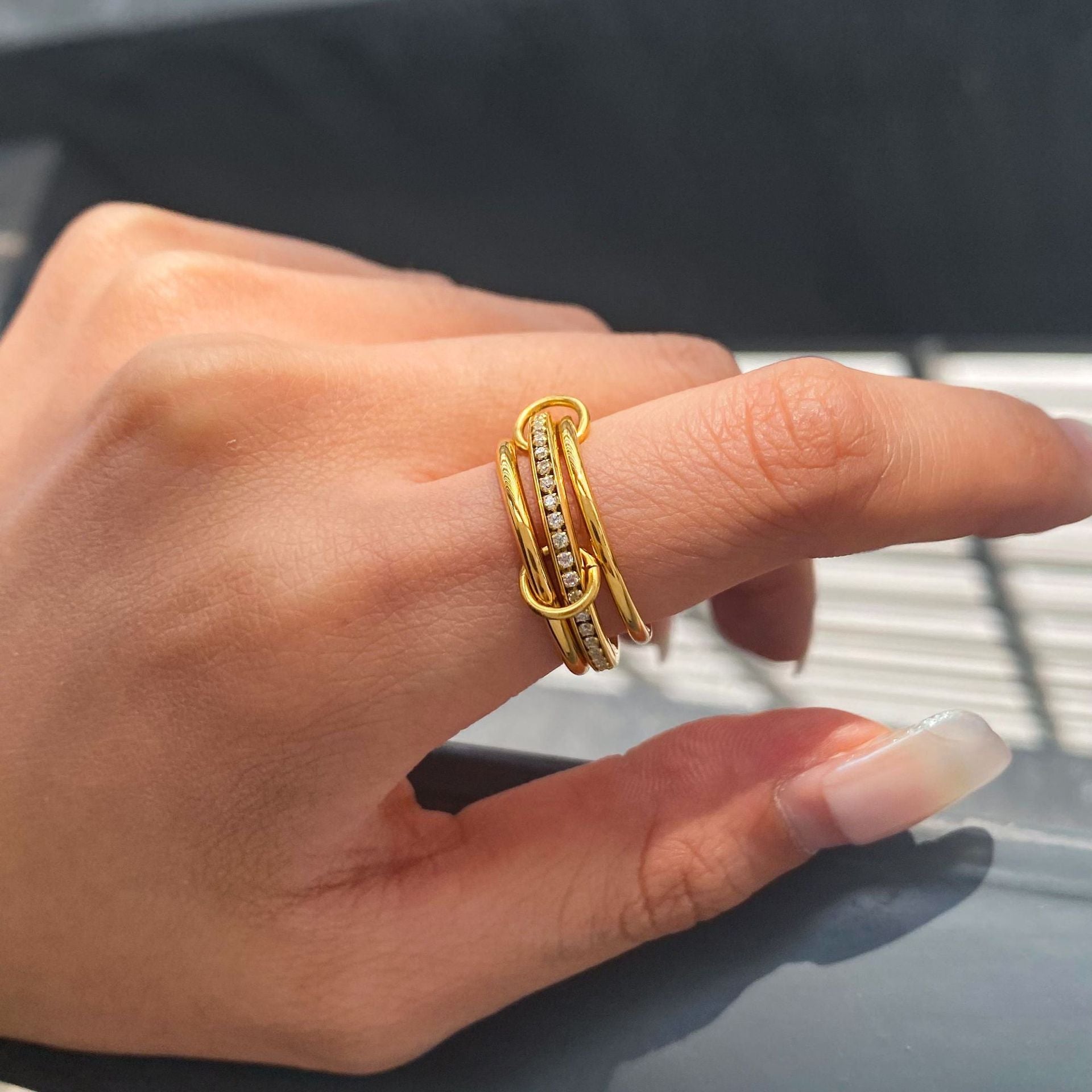 Radiant Trio Ring Set
