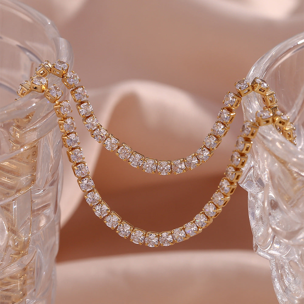 Eternal Sparkle Diamond Tennis Necklace