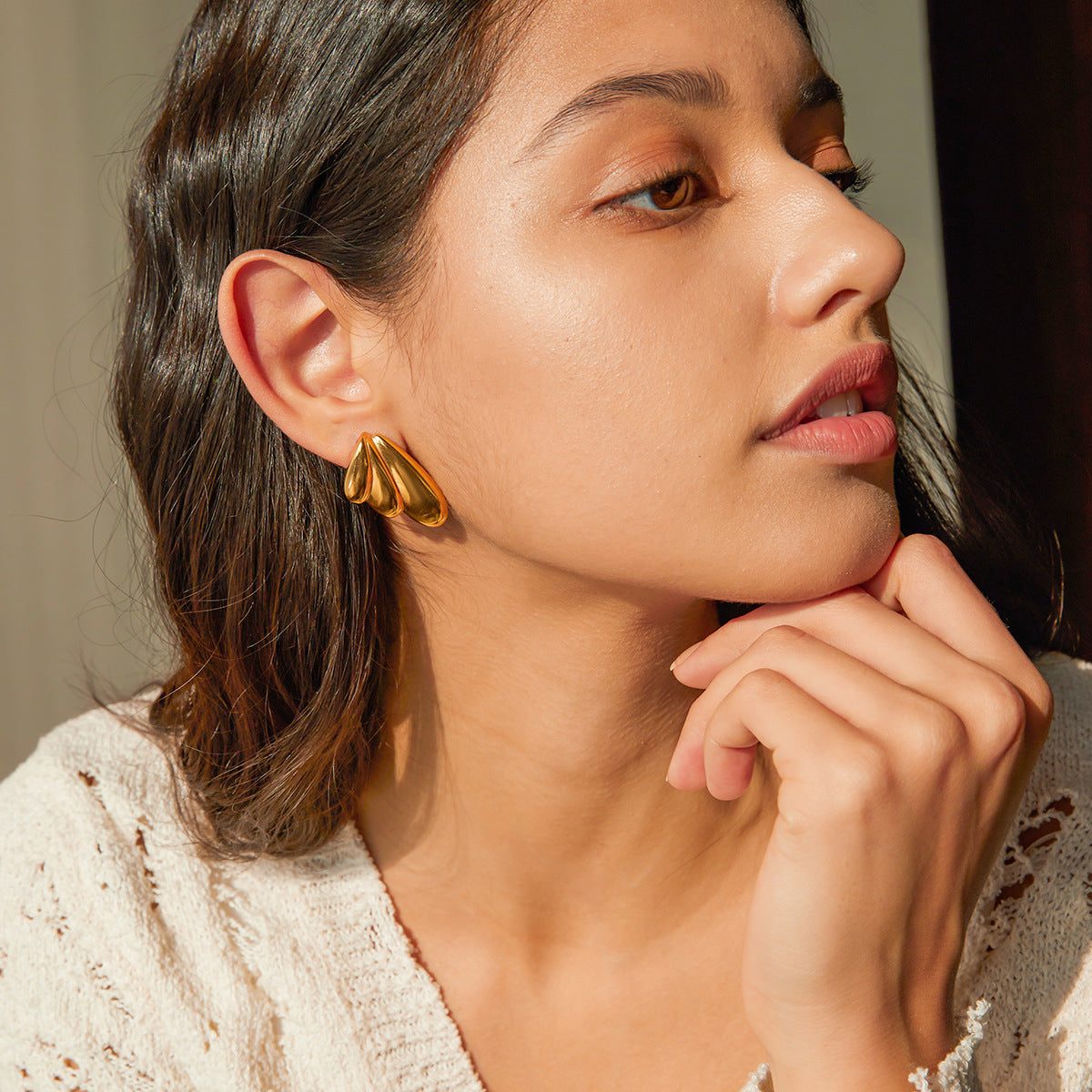 Celestial Gold Wings Earrings