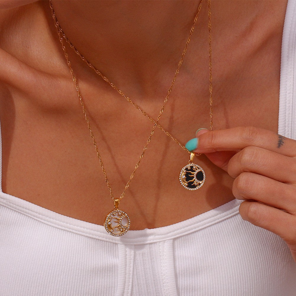 Celestial Radiance Gold Necklace