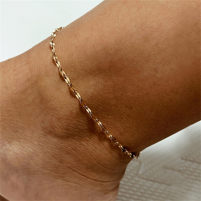 Elegant Gold Chain Anklet