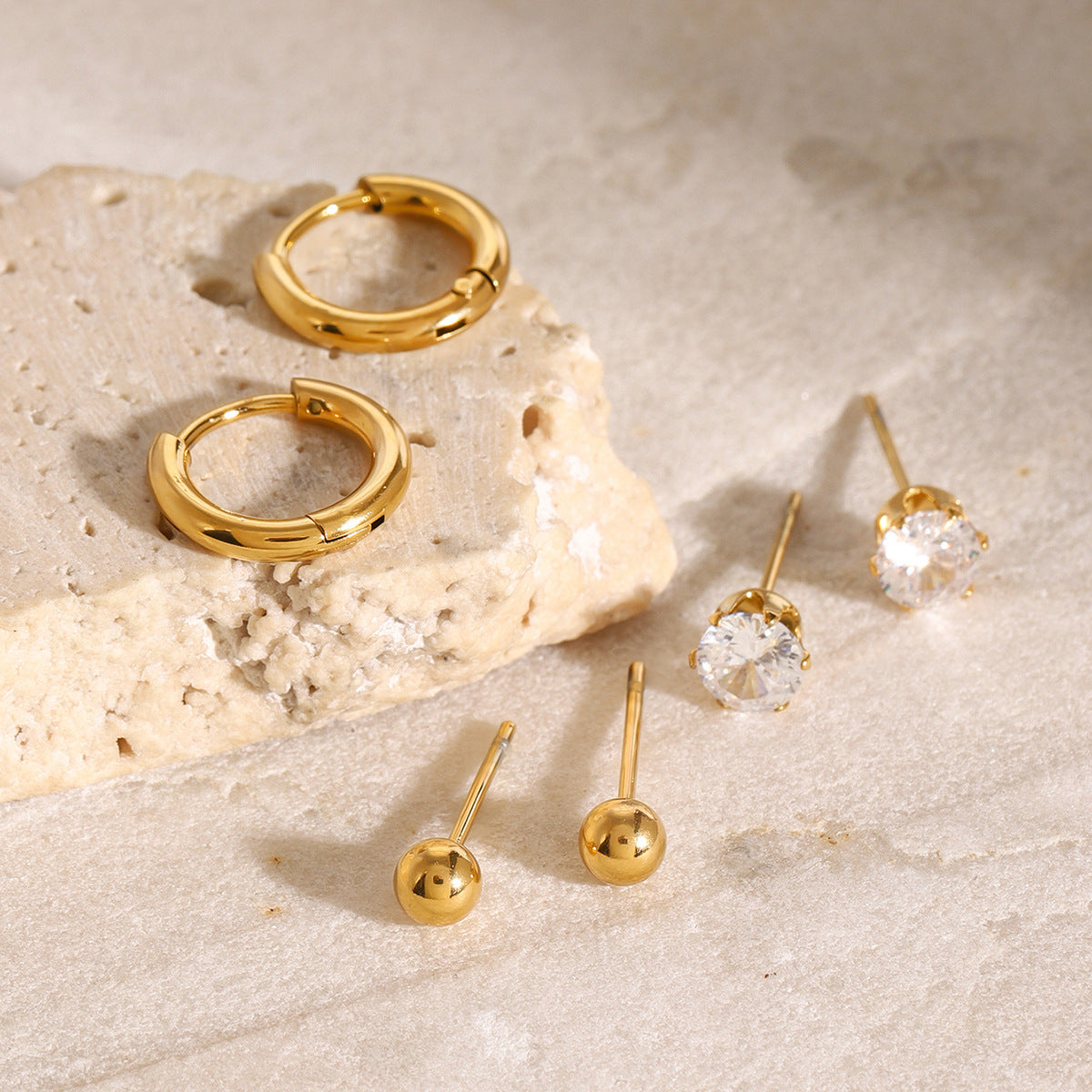 Radiant Trio Earring Set