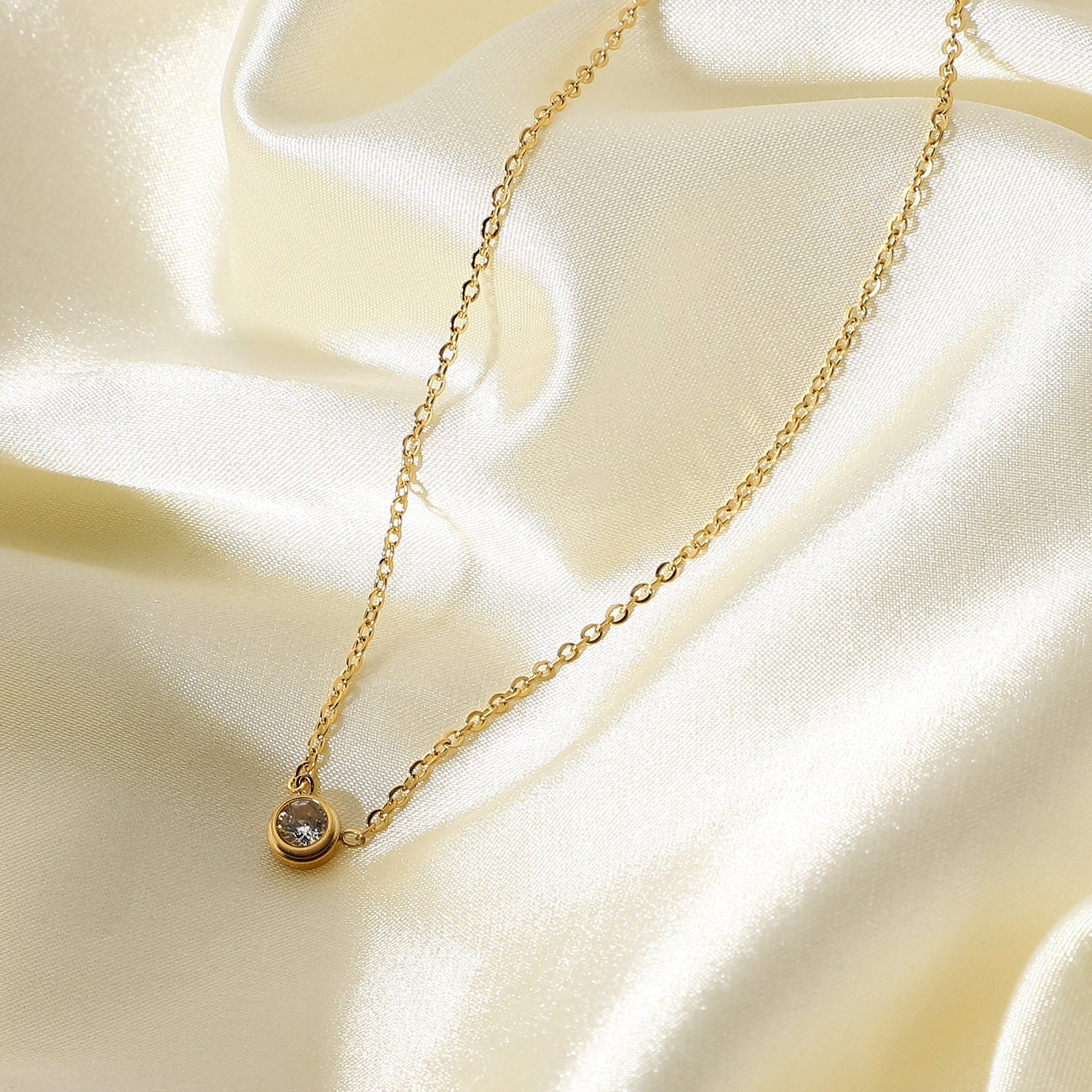 Celestial Sparkle Gold Necklace