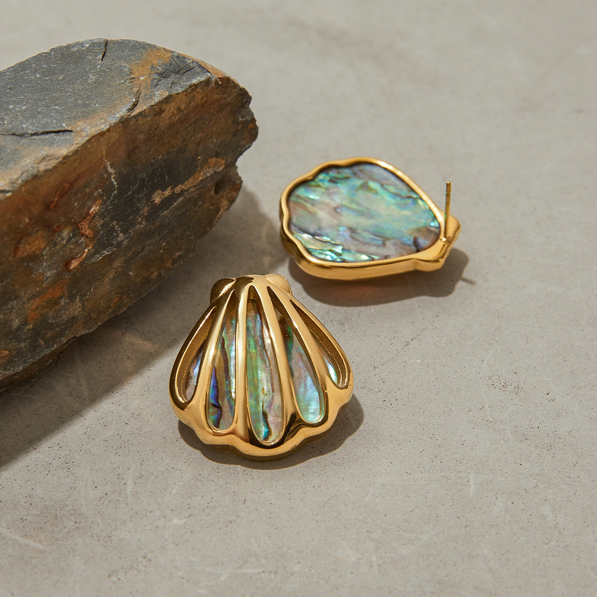 Oceanic Nautilus Earrings