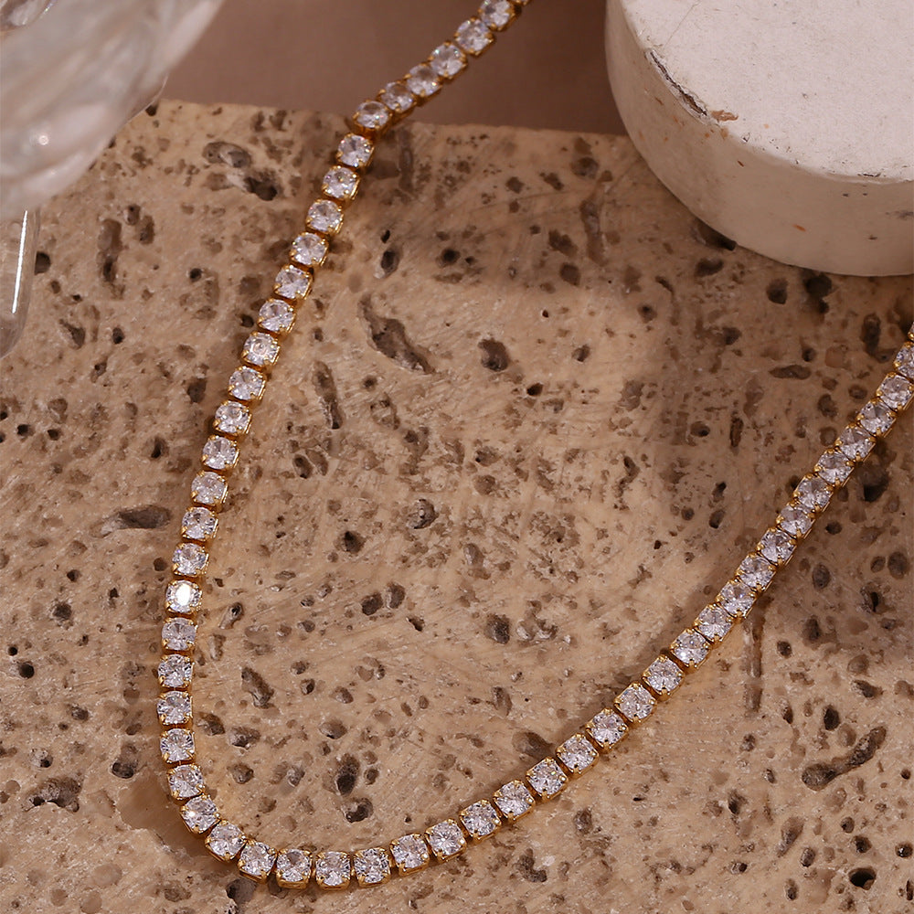 Eternal Sparkle Diamond Tennis Necklace