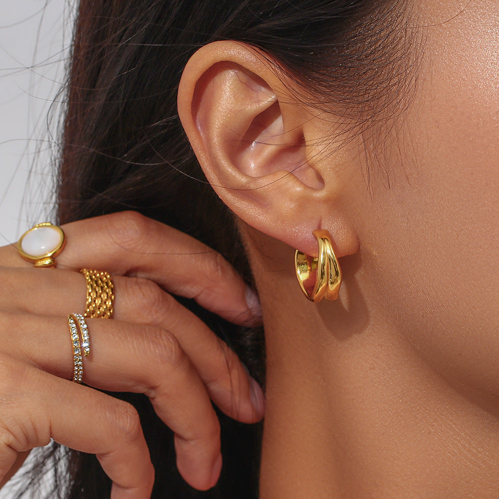 Emily's Aura Wave Earrings