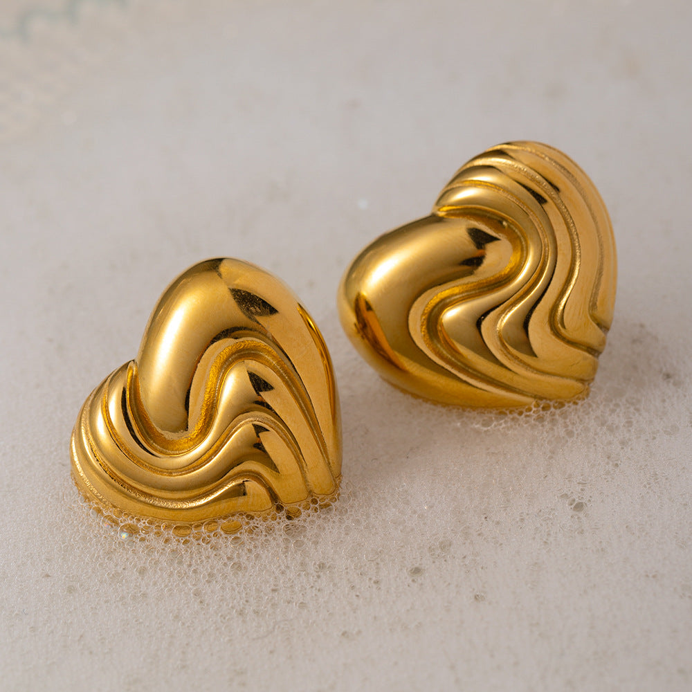 Milena Vintage Heart Earrings