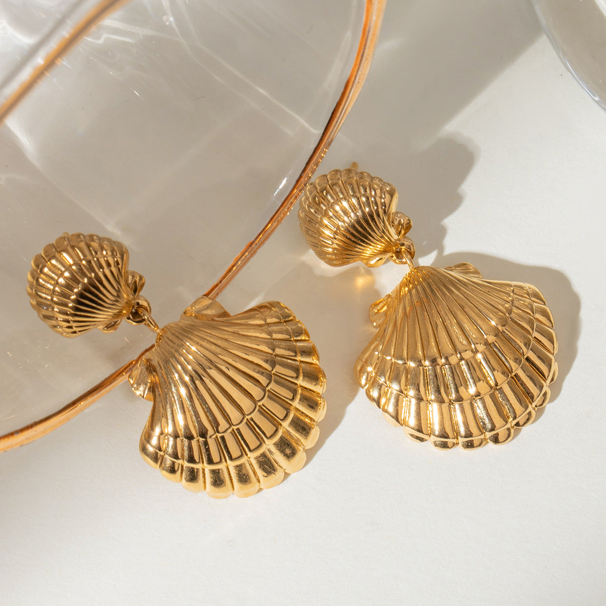 Coastal Charm Seashell Dangles