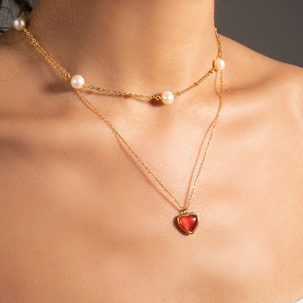 Cecily Radiant Heart Pendant Necklace