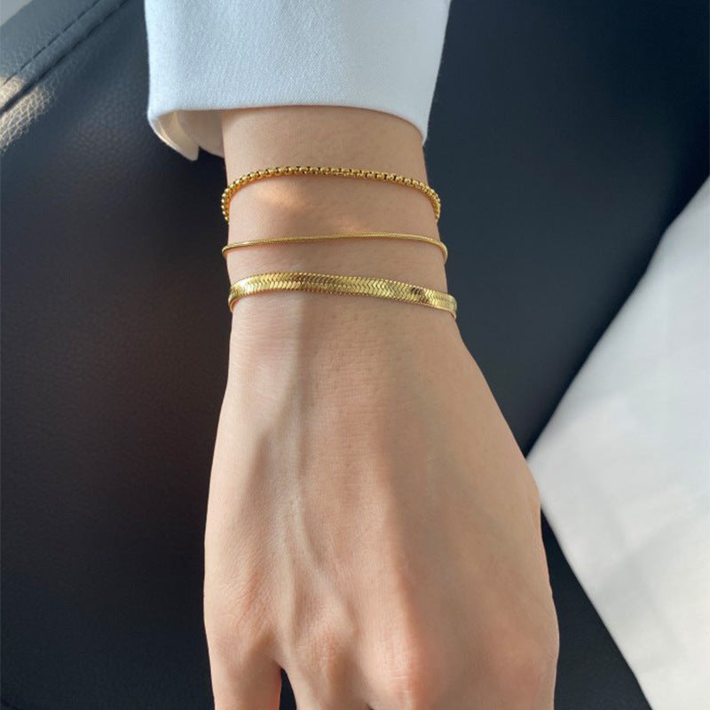 Dainty Gold Chain Bracelet