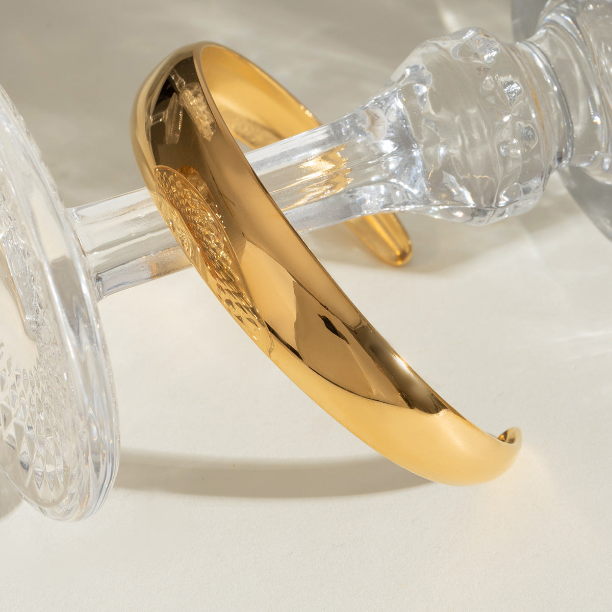 Marissa Golden Bangle - Timeless Elegance