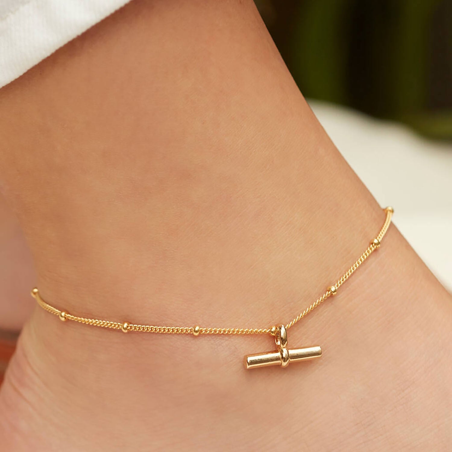 Elegant Gold Chain Anklet