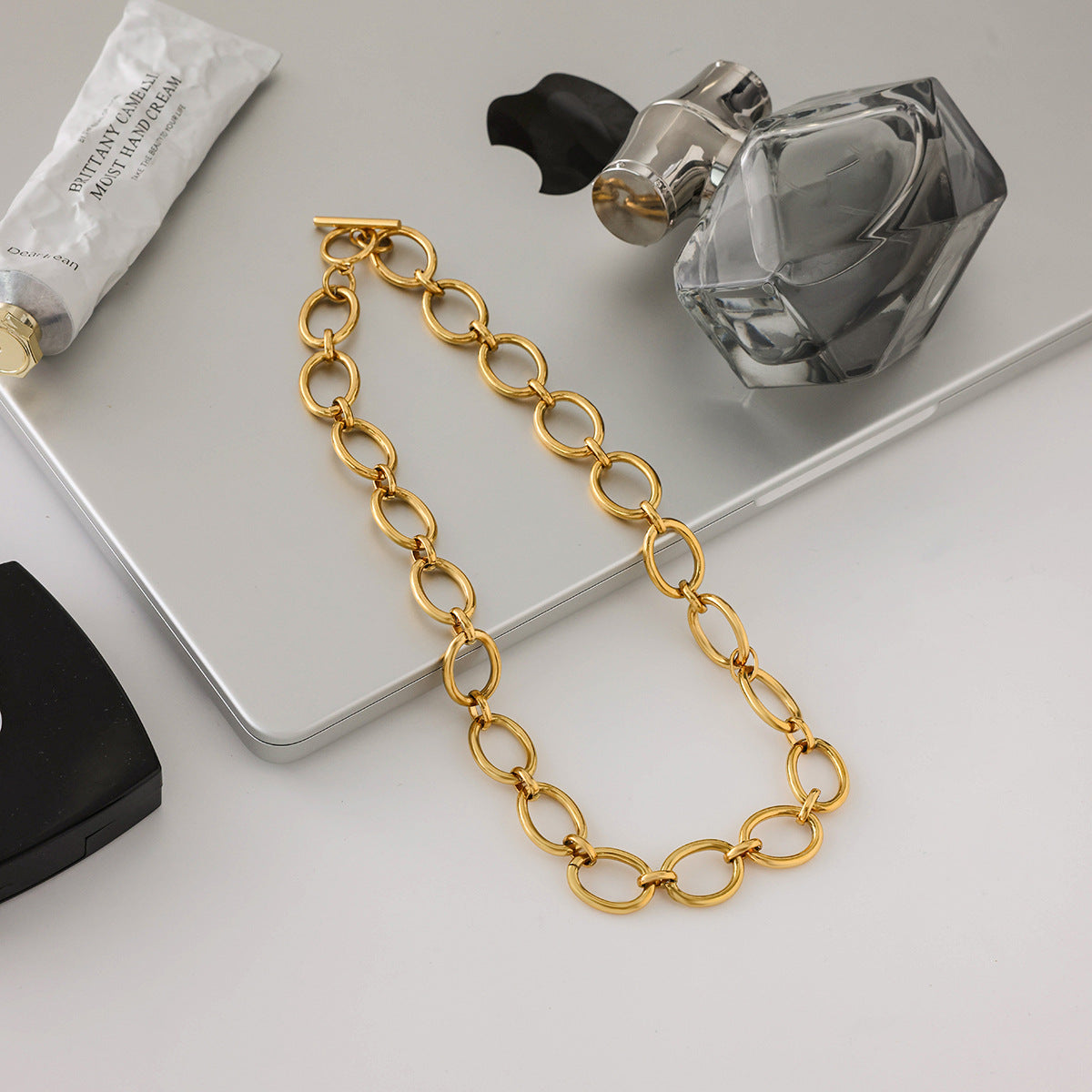 Cielle Bold Gold Chain Necklace