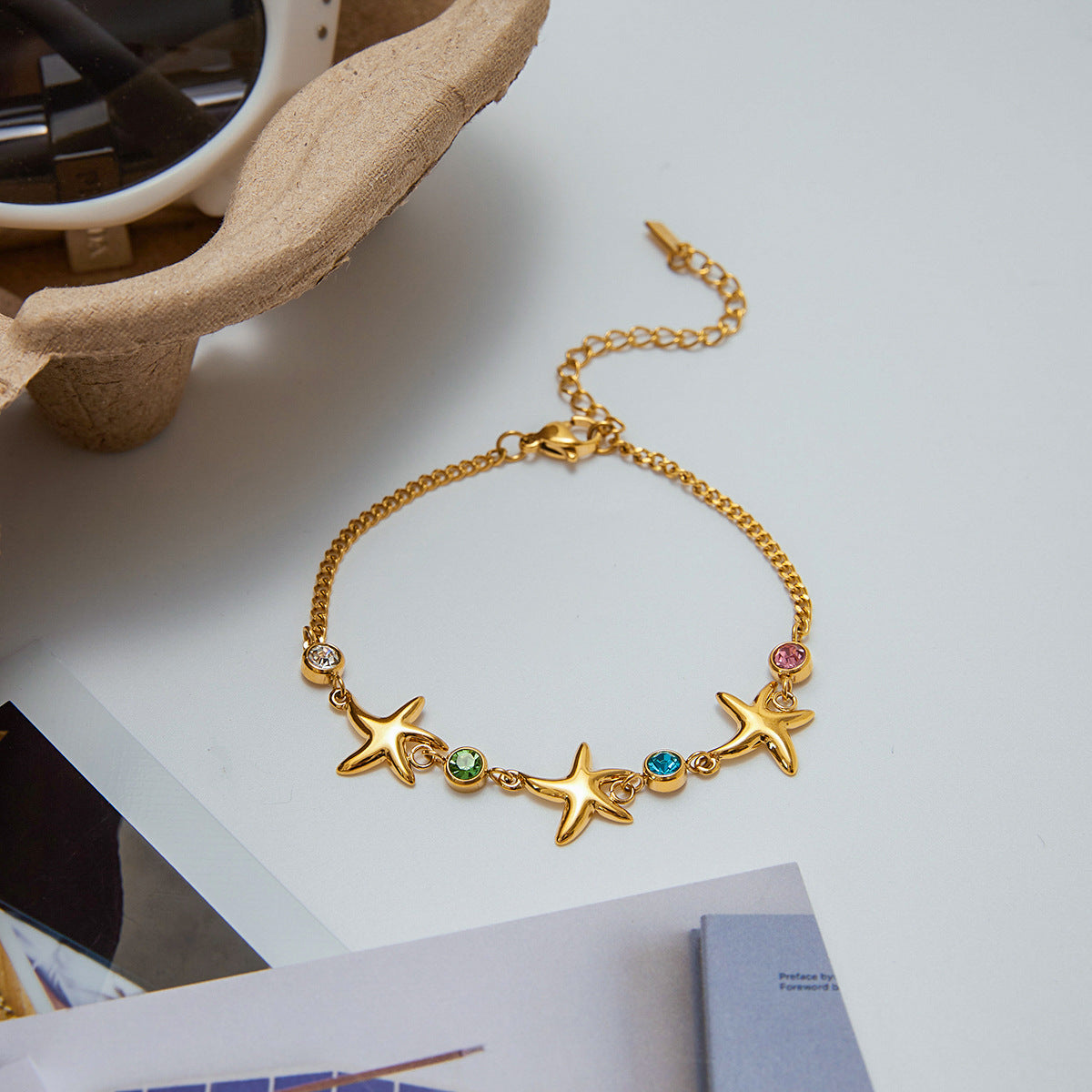 Ocean Whisper Starfish Bracelet