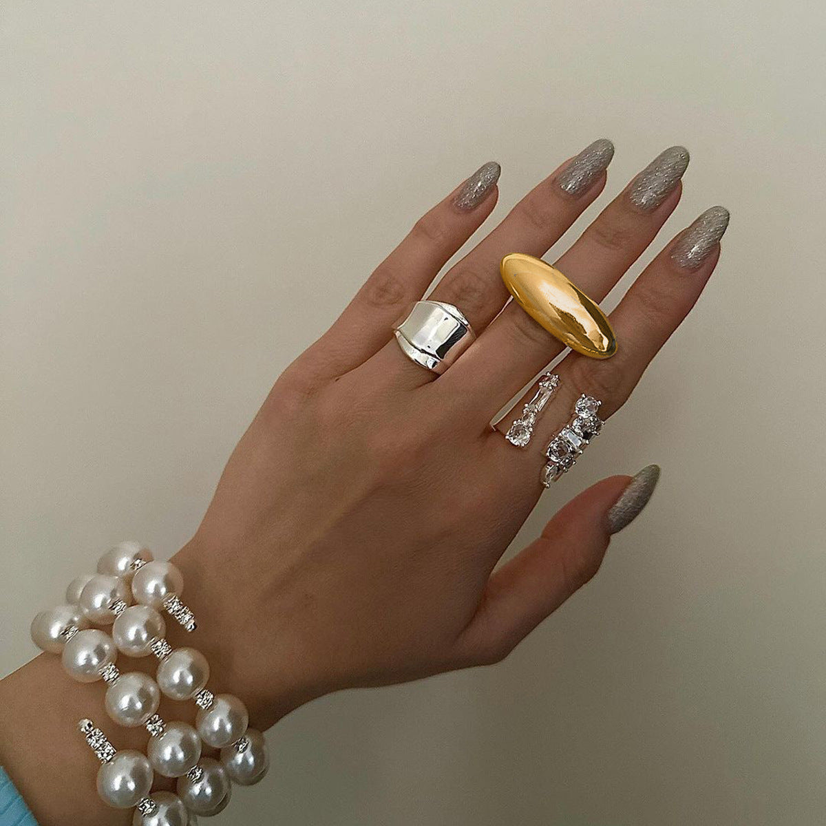Lenora Oval Stone Statement Ring