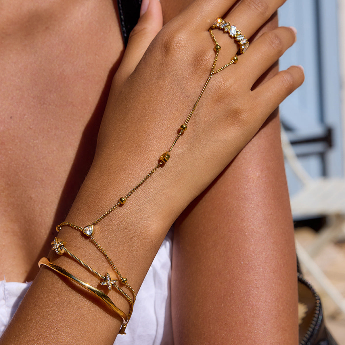 Elegant Gold Cuff Bangle