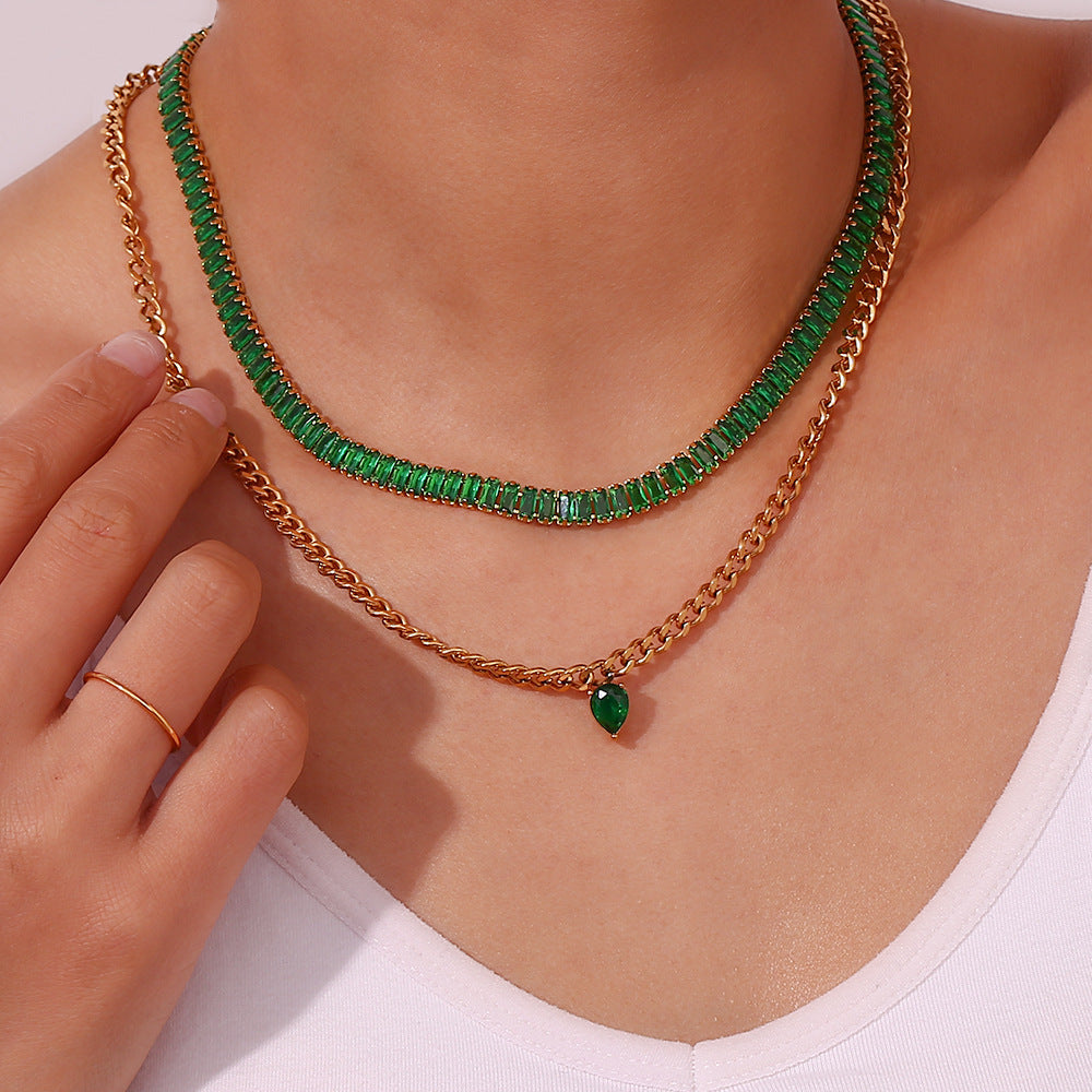 Aura Glow Diamond Necklace