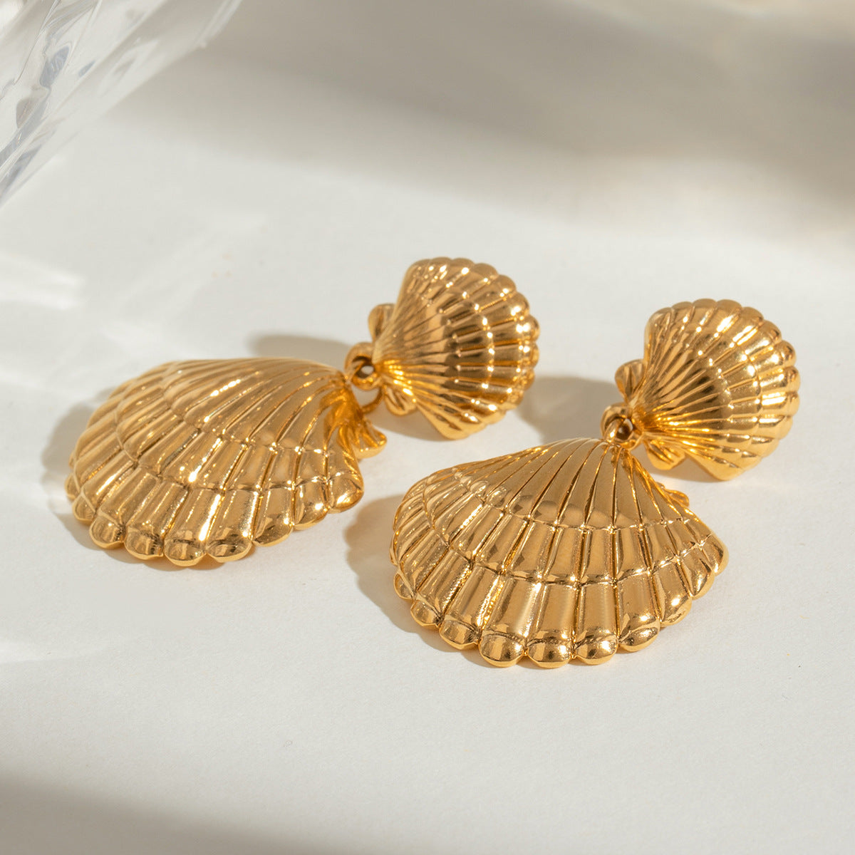 Coastal Charm Seashell Dangles