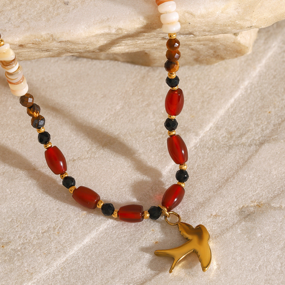 Radiant Tiger's Eye Gemstone Necklace