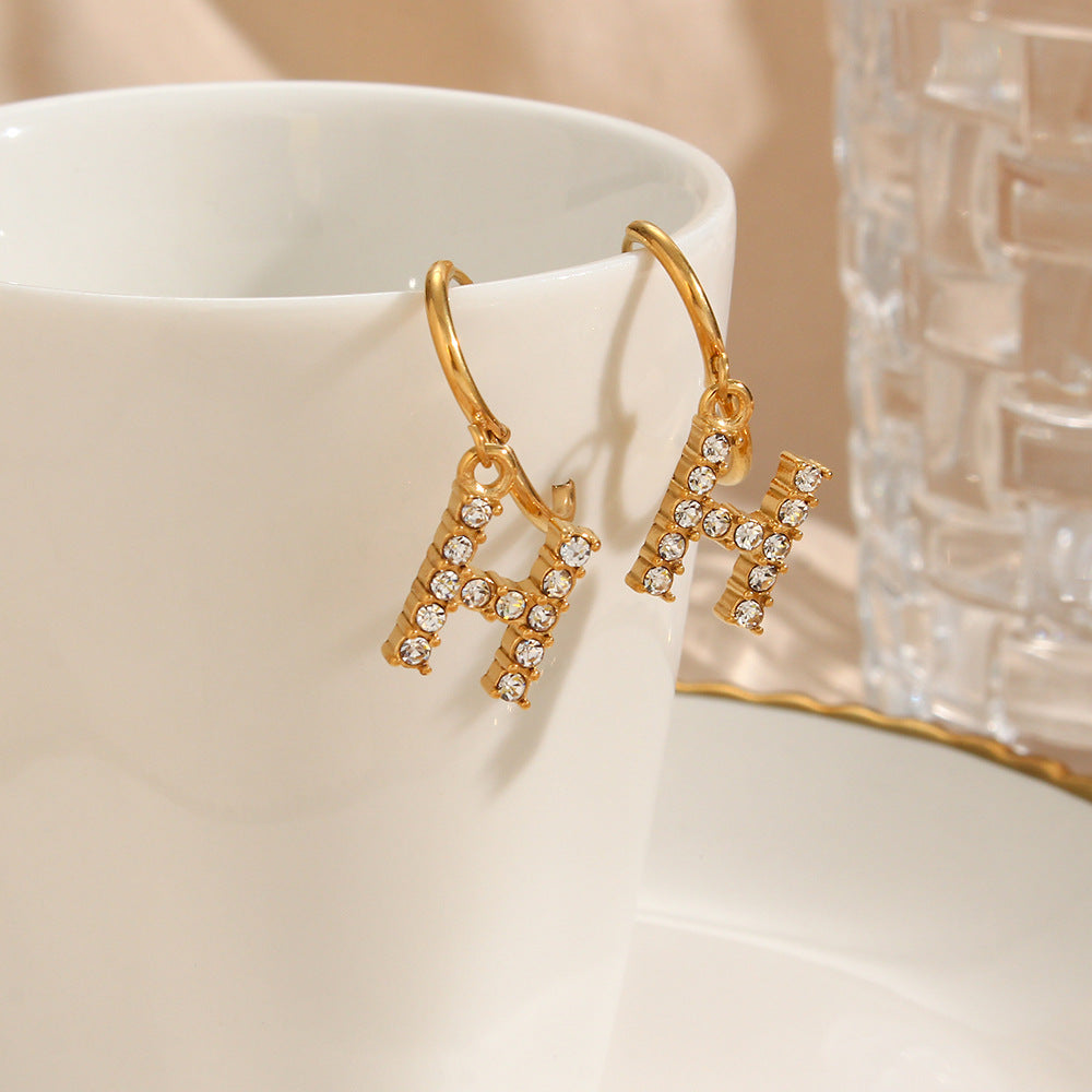 Bespoke Initial Charm Earrings