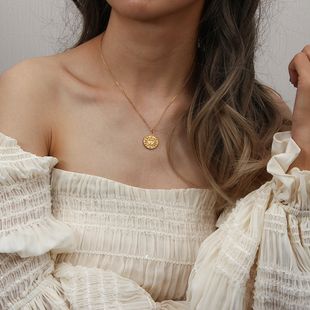 Radiant Sunbeam Gold Necklace