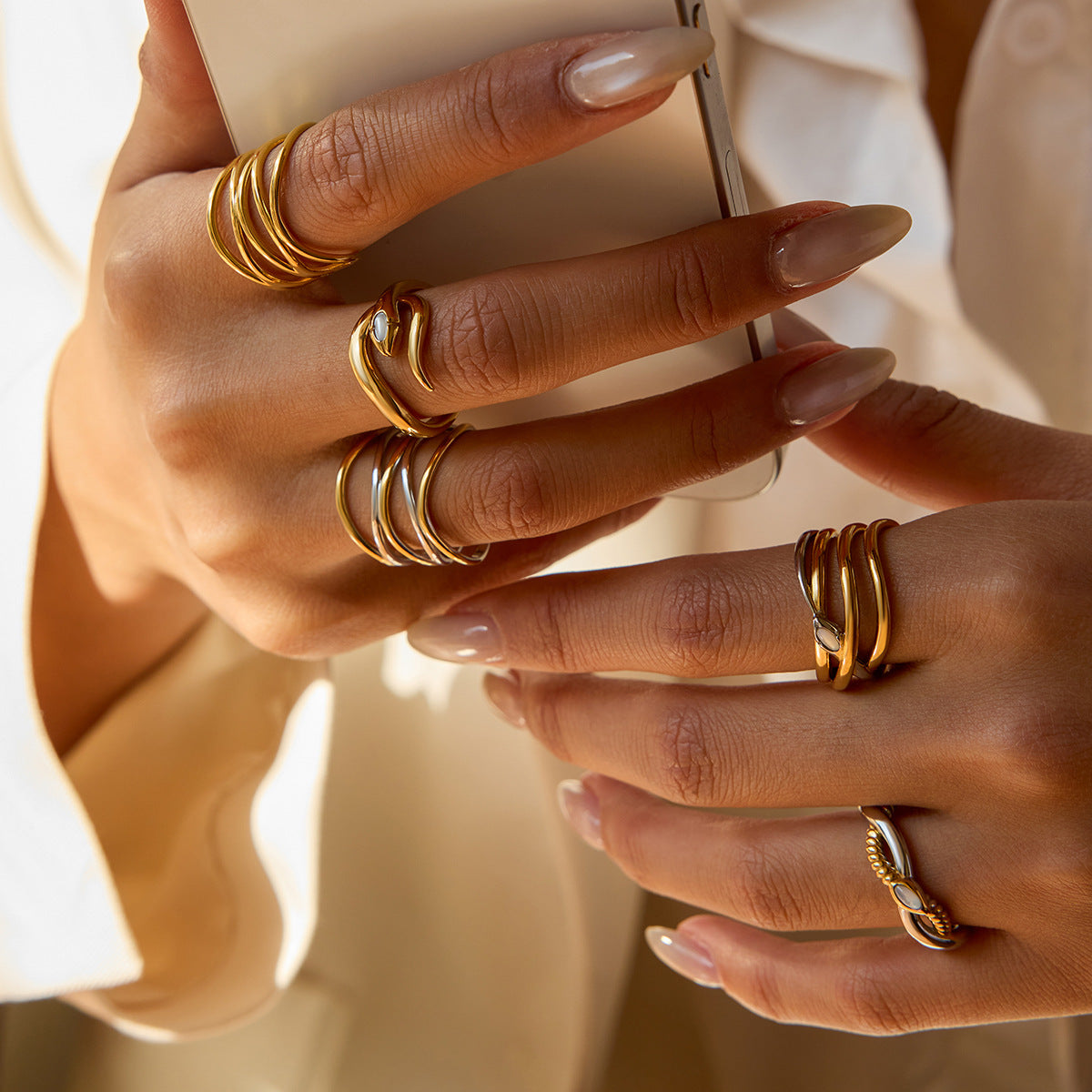 Twisted Elegance Ring