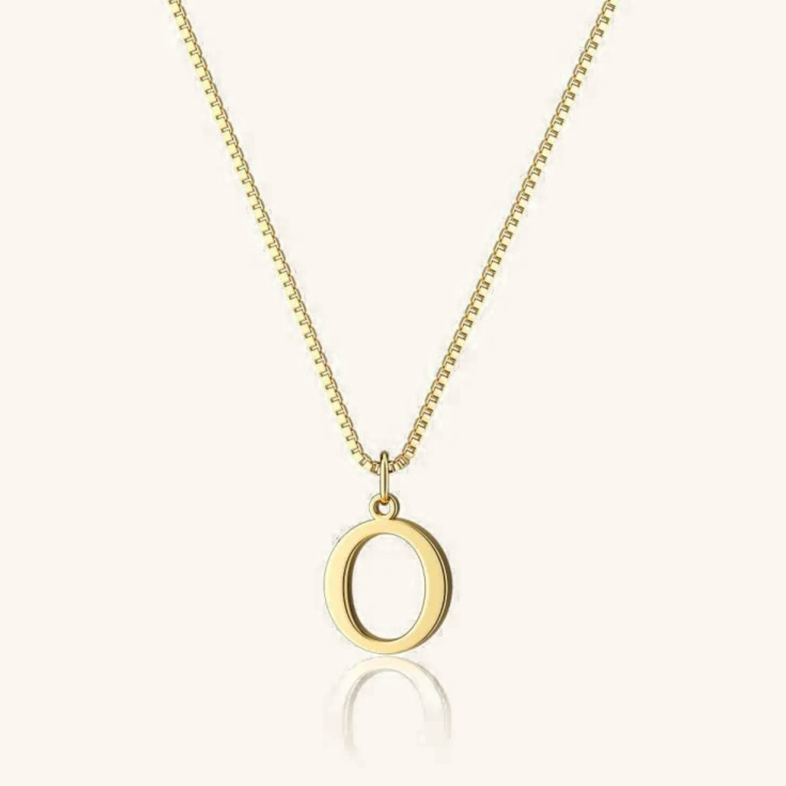 Personalized Initial Gold Necklace