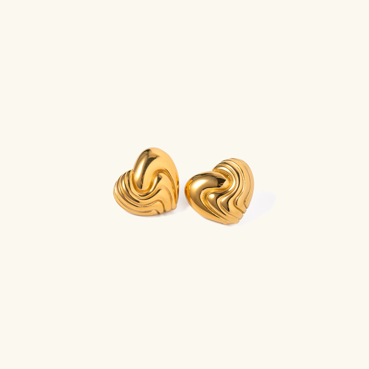 Milena Vintage Heart Earrings