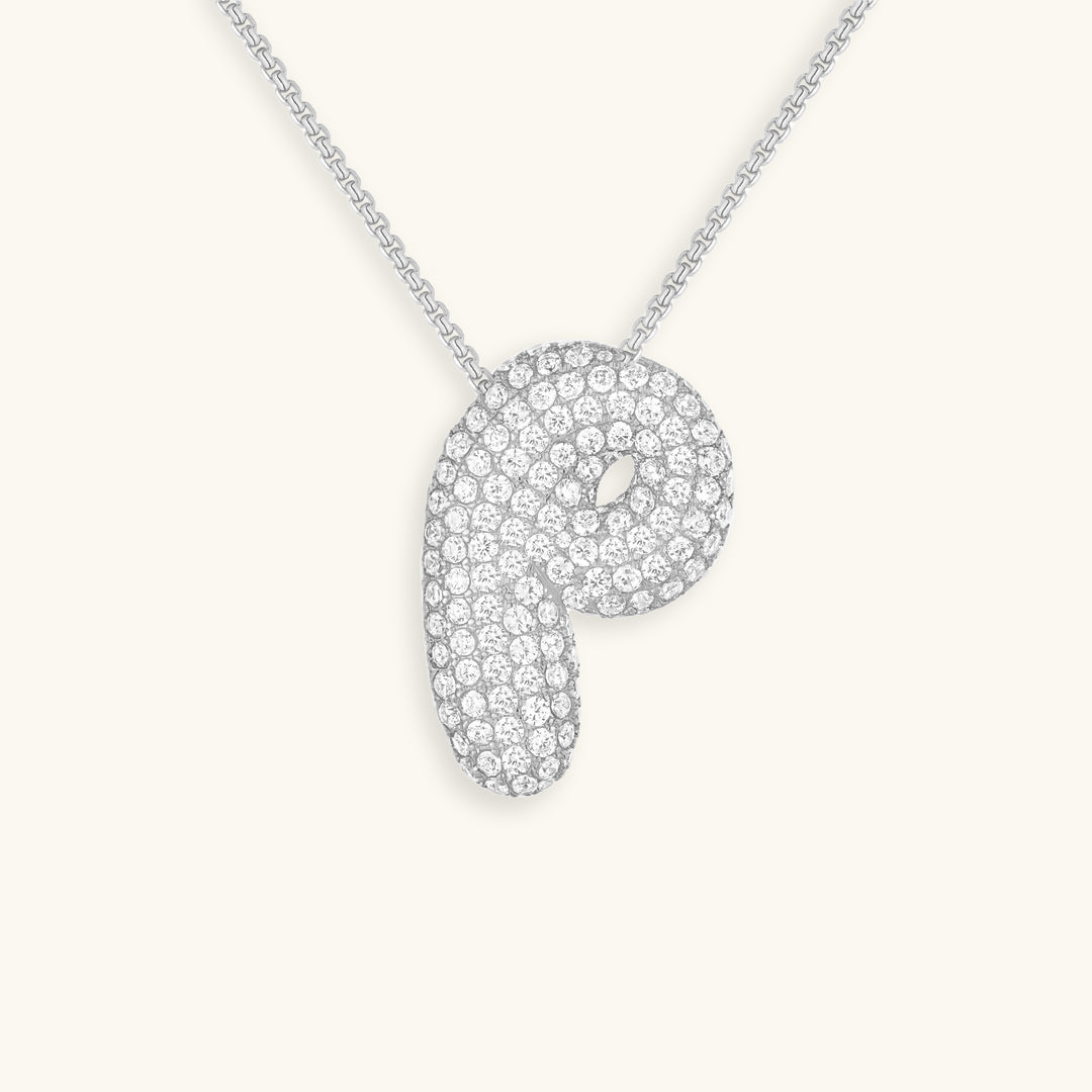 Bespoke Diamond Initial Pendant Necklace
