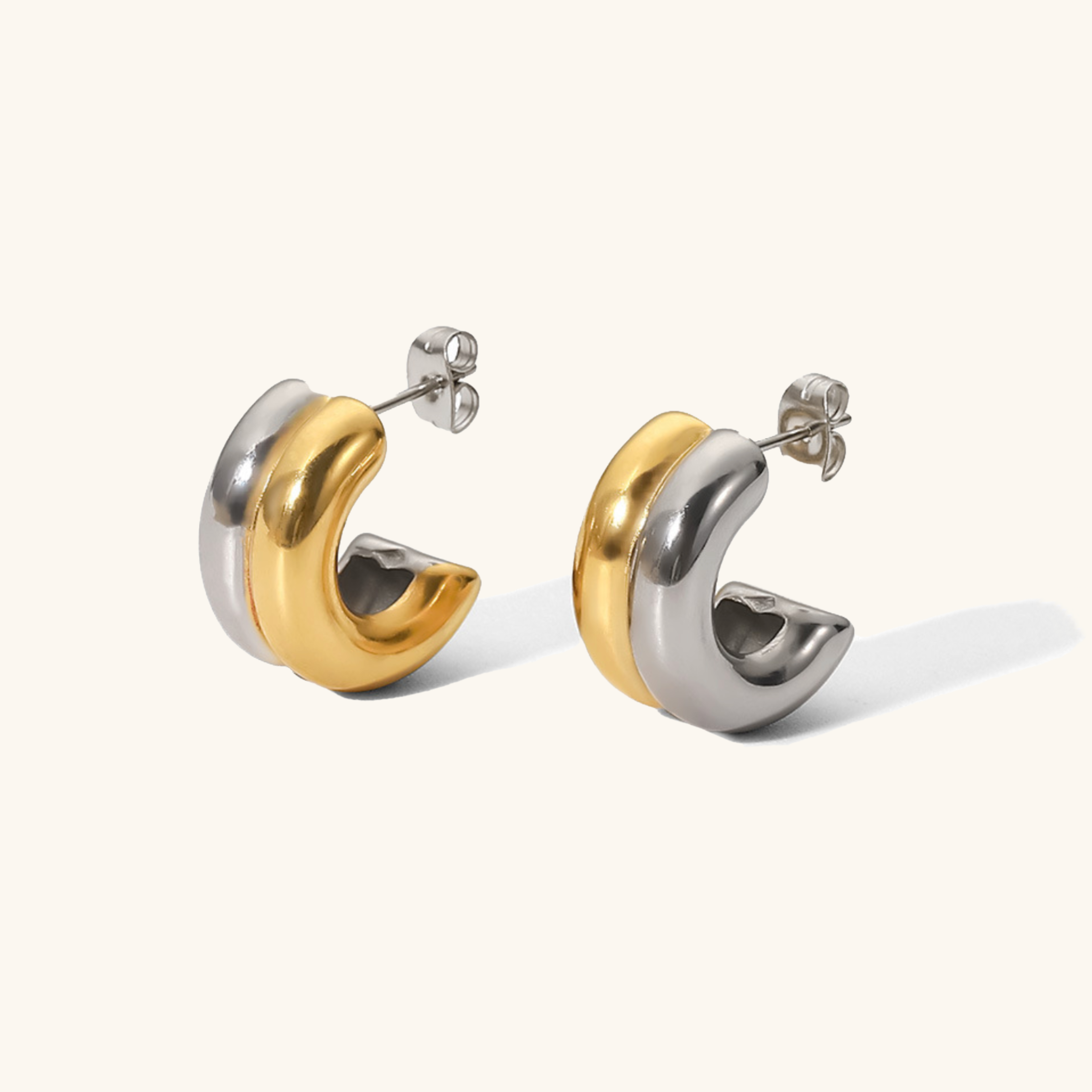 Elegant Gold Hoop Earrings
