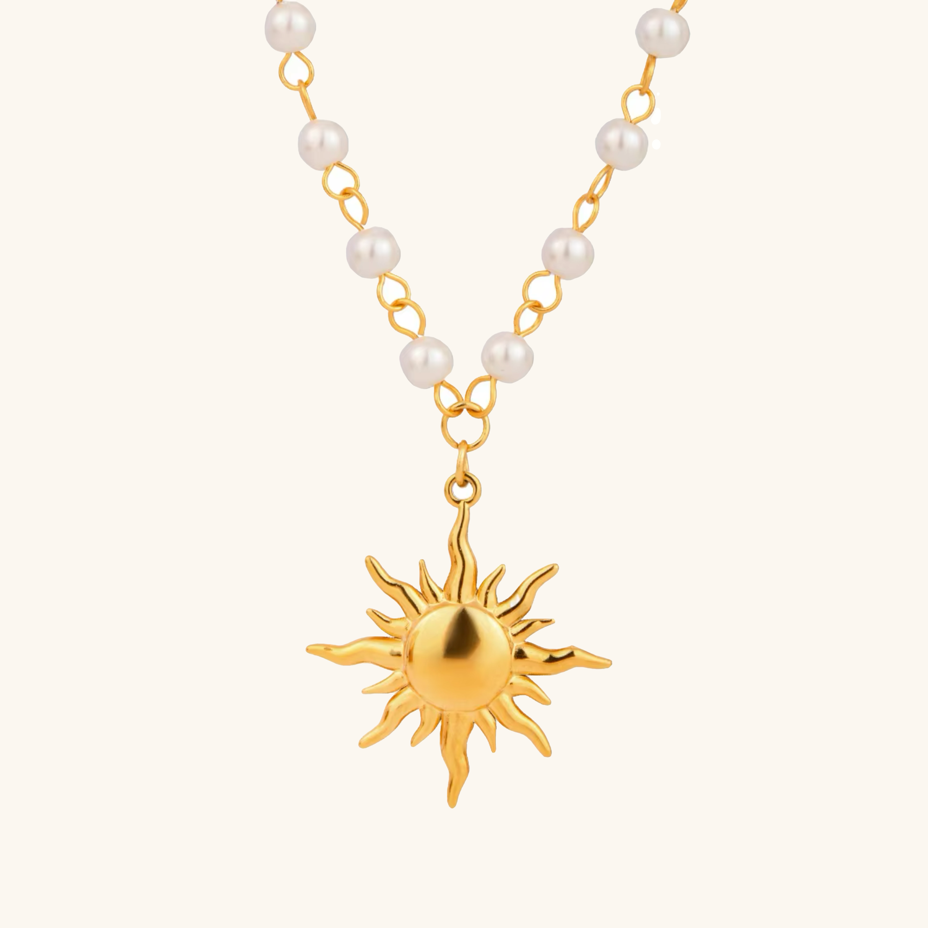 Solar Radiance Pearl Choker