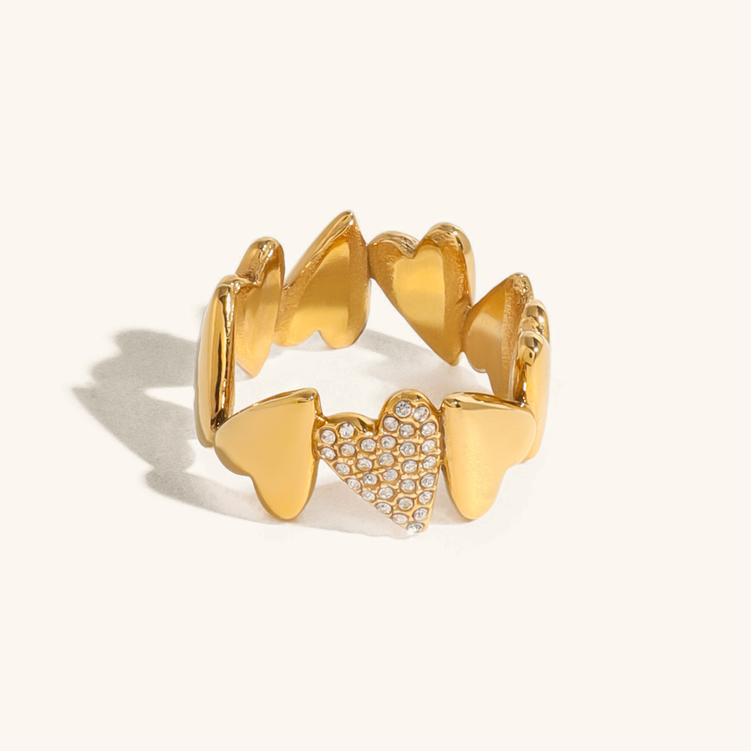Celestial Heart Diamond Ring