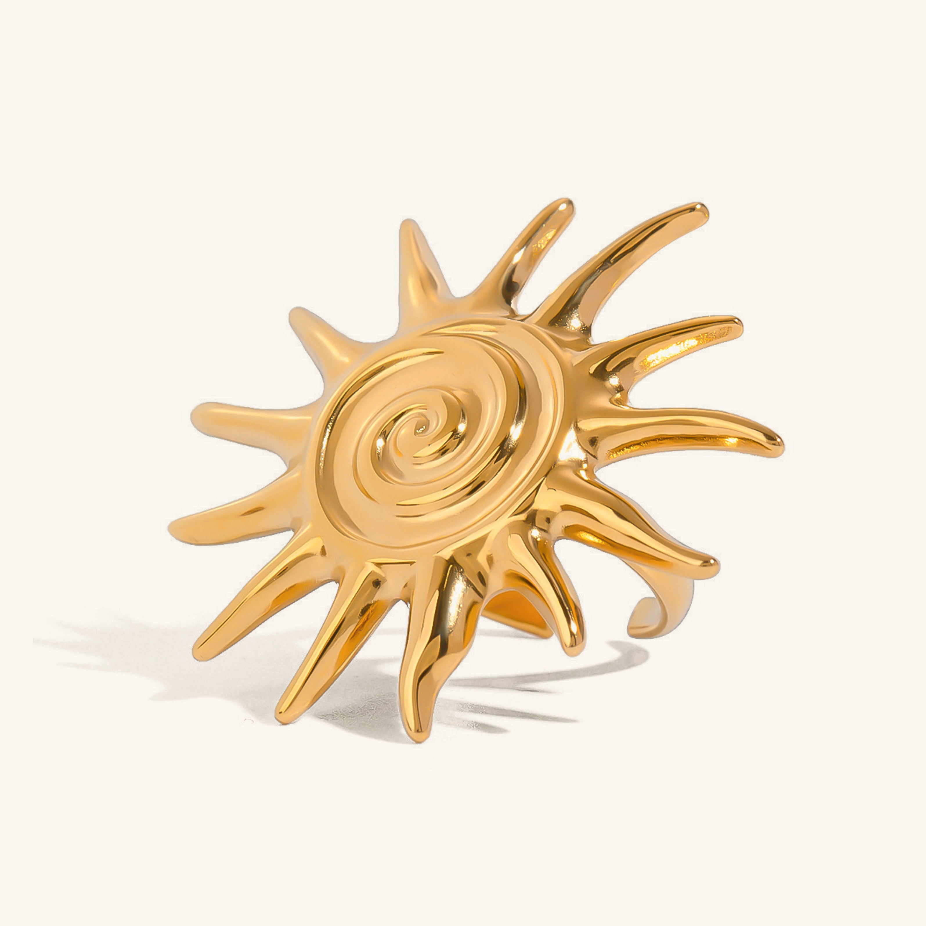 Radiant Celestial Sun Ring