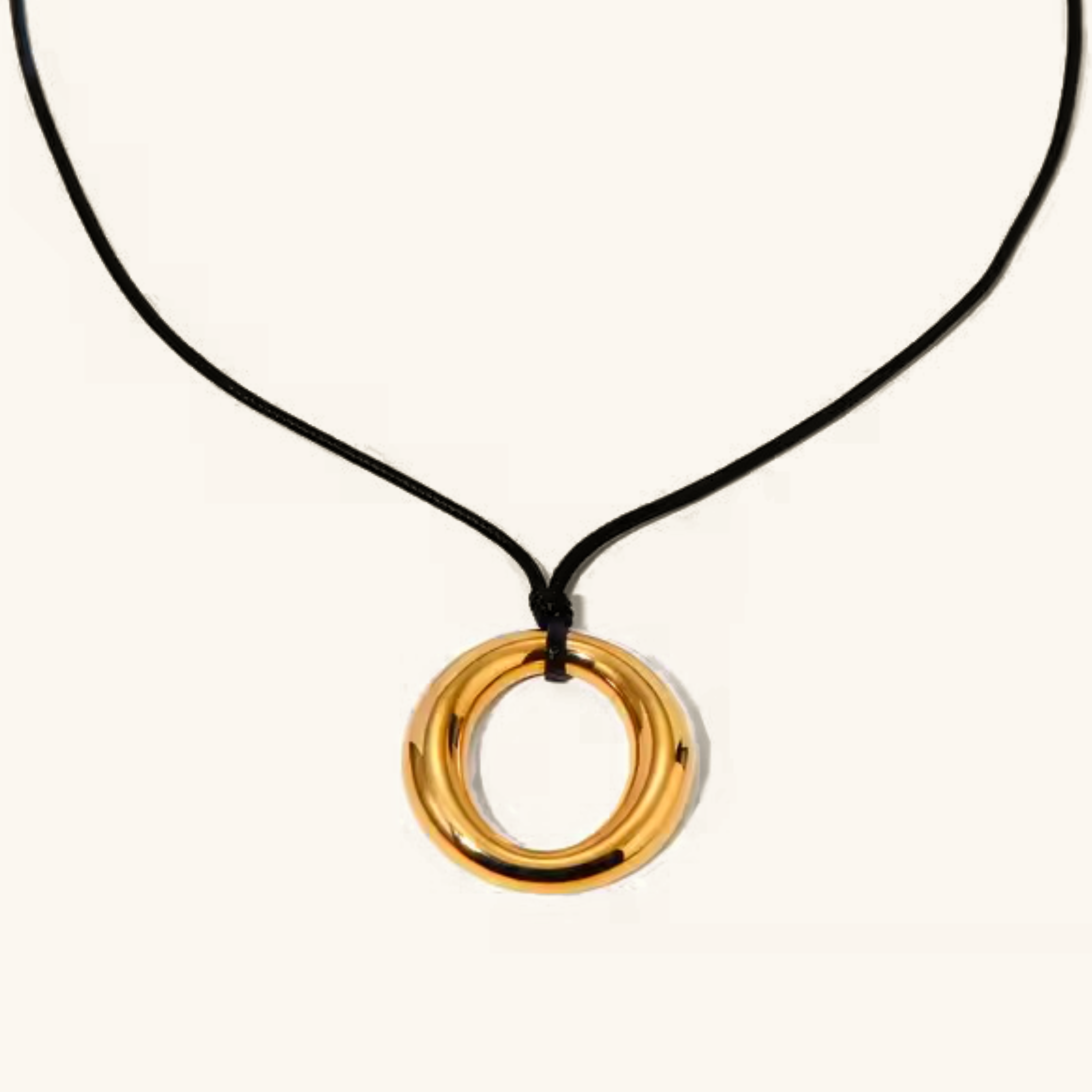Ethereal Gold Ring Pendant