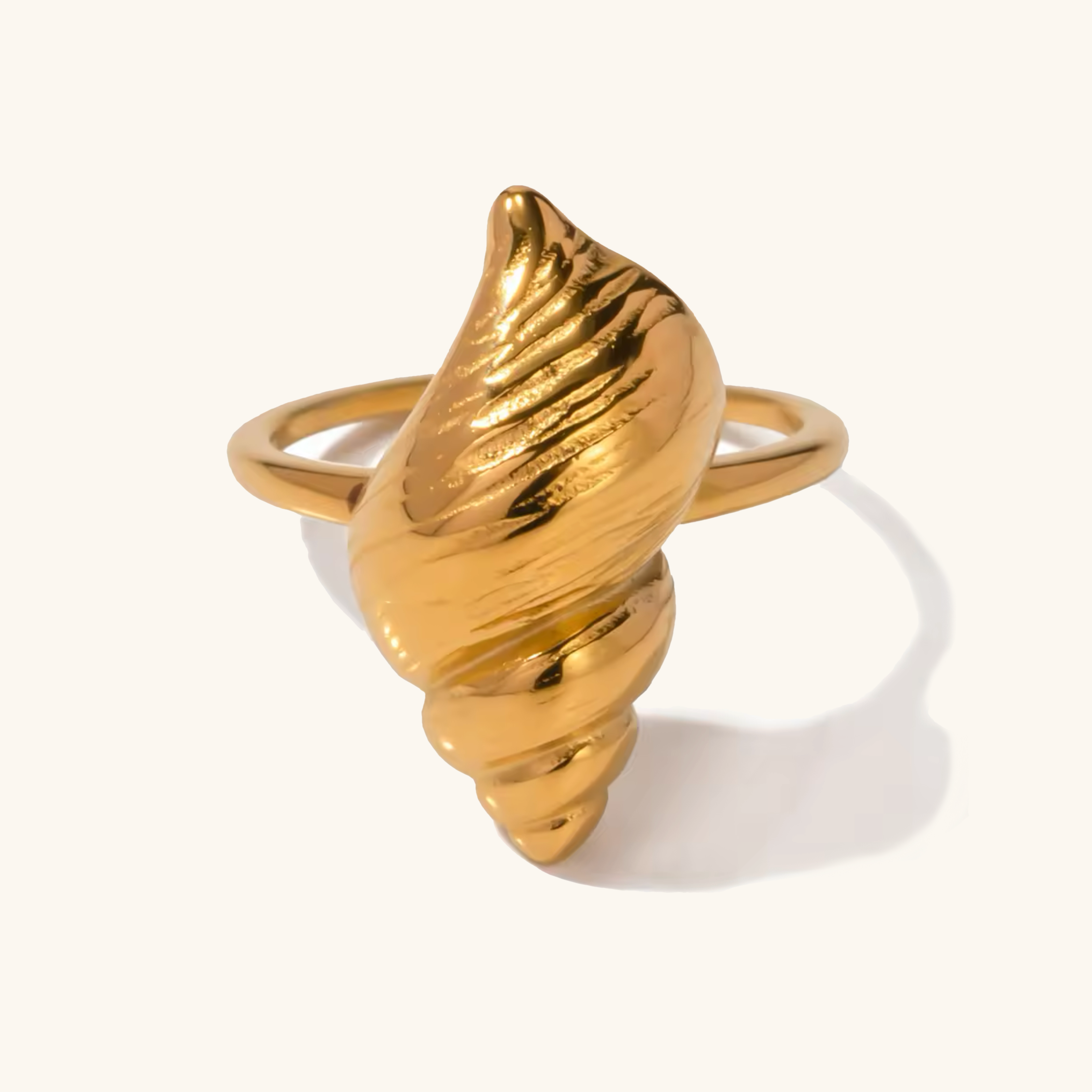 Ocean Whisper Conch Ring
