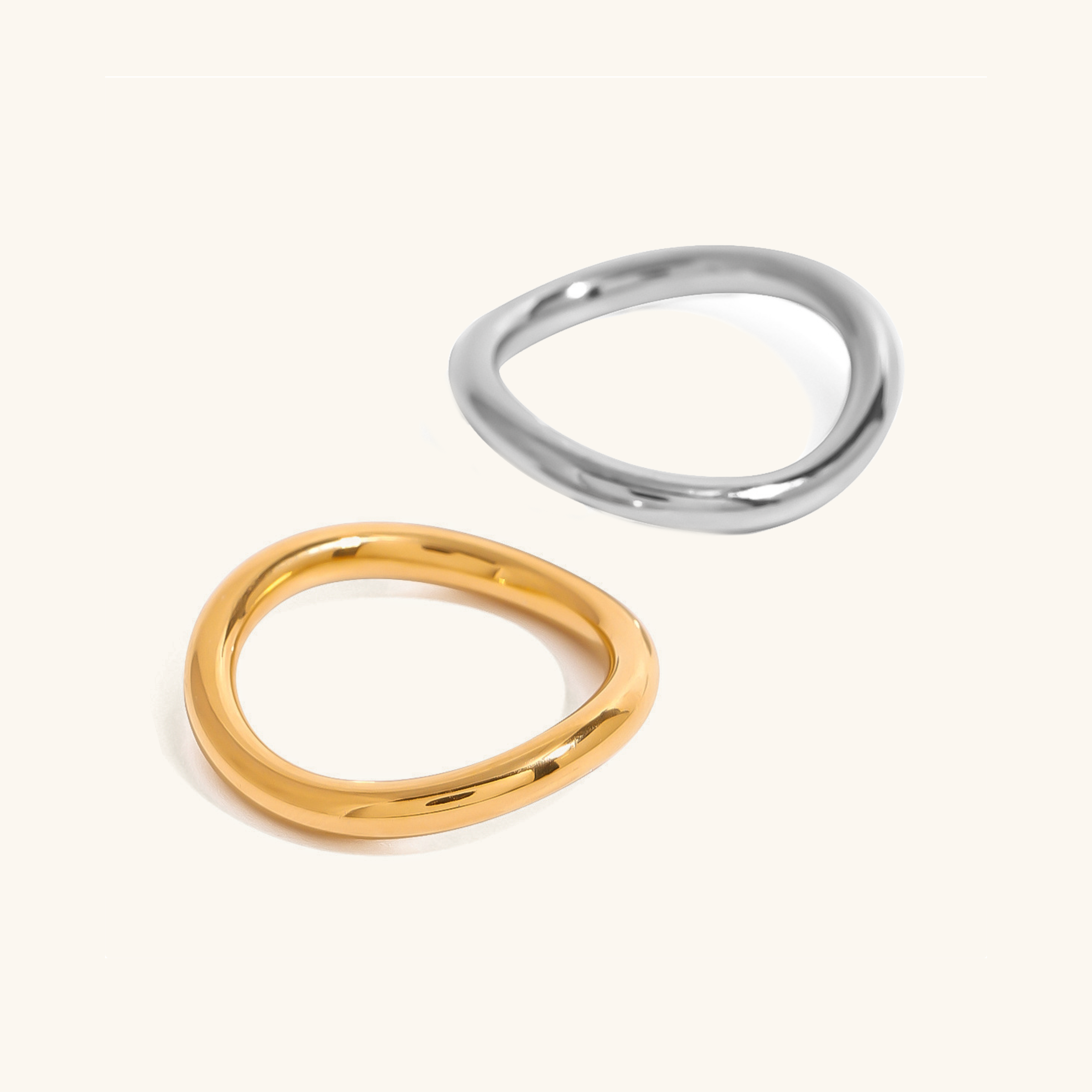 Miley Stackable Gold Bands