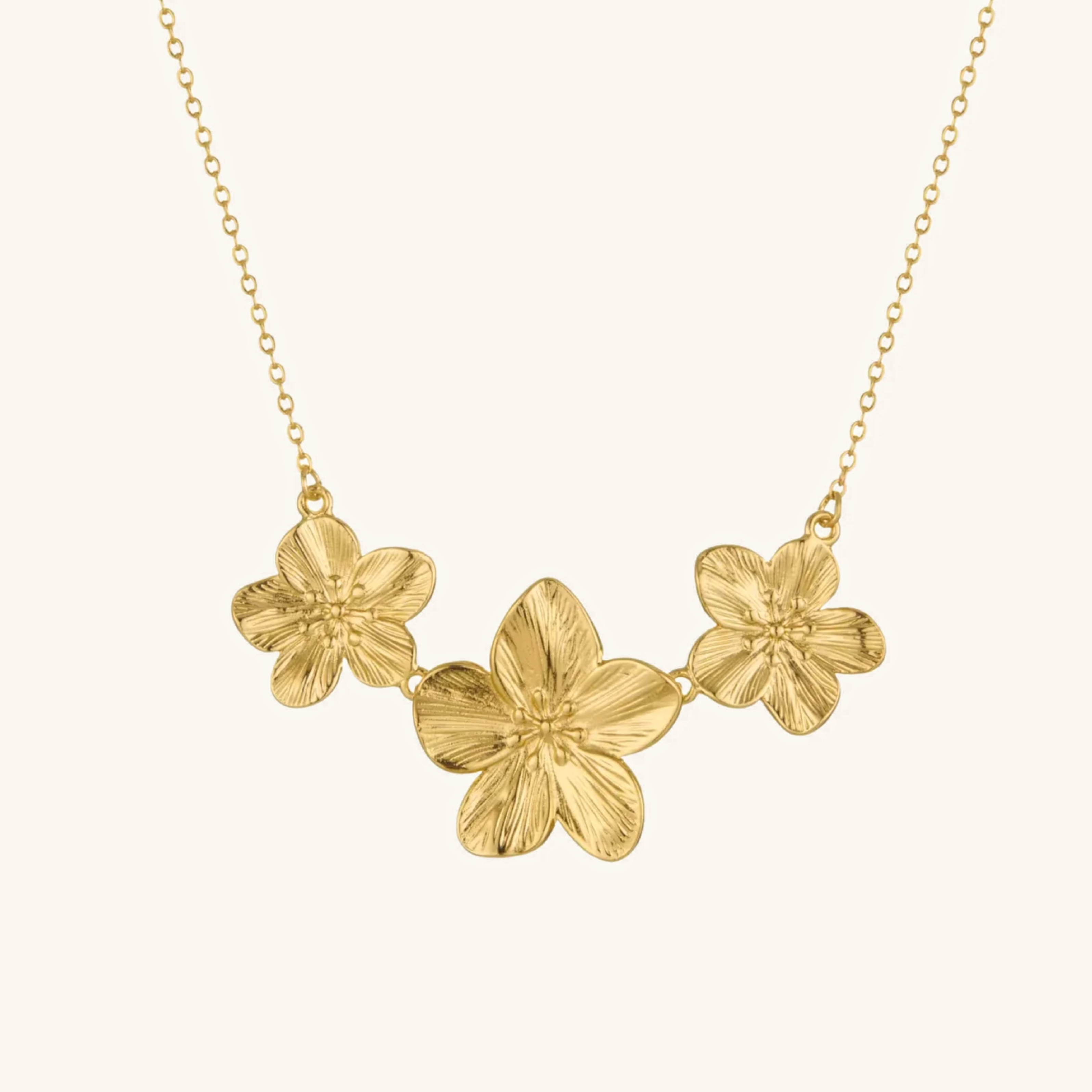 Floral Dream Gold Necklace
