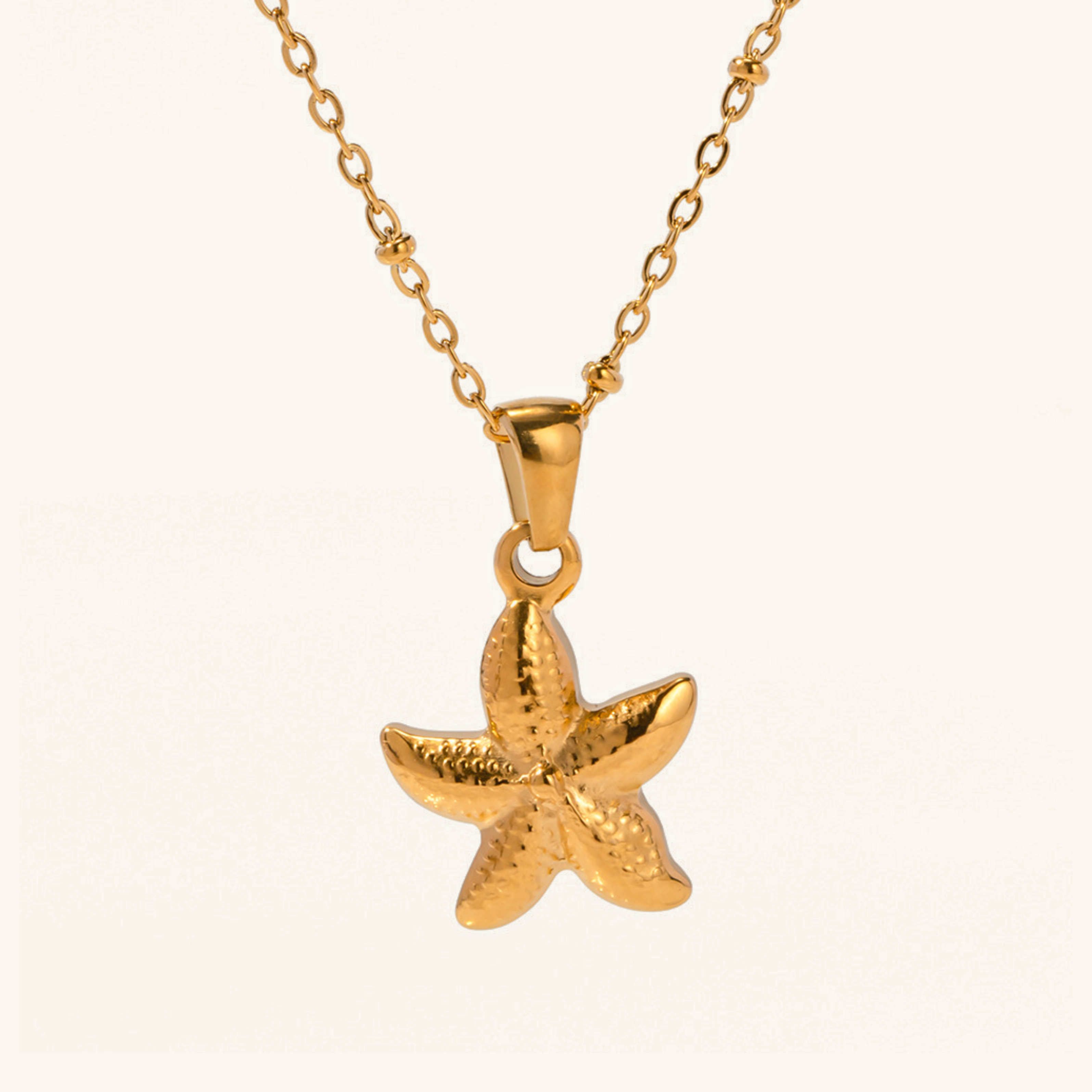 Oceanic Starfish Charm Necklace