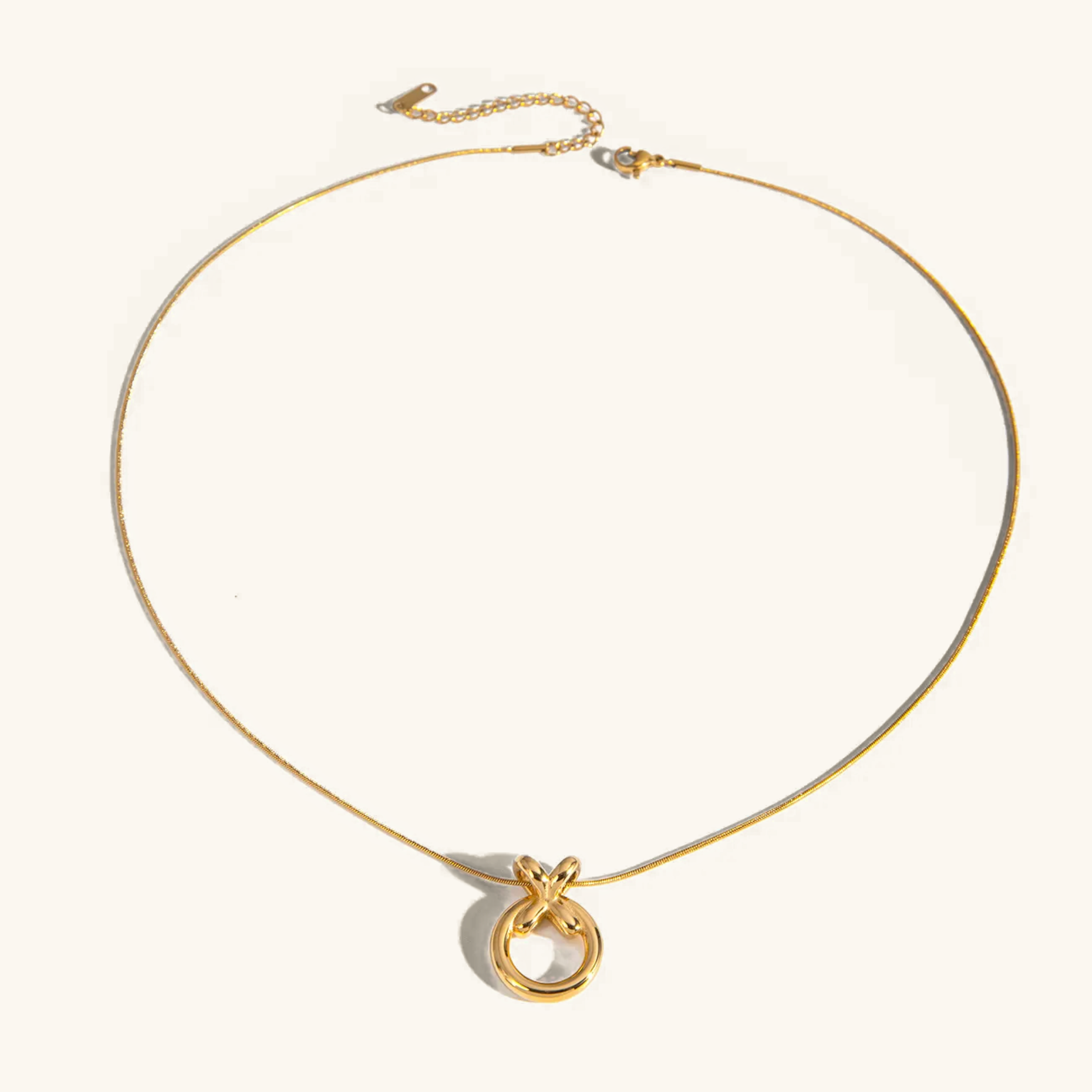 Ethereal Gold Pendant Necklace