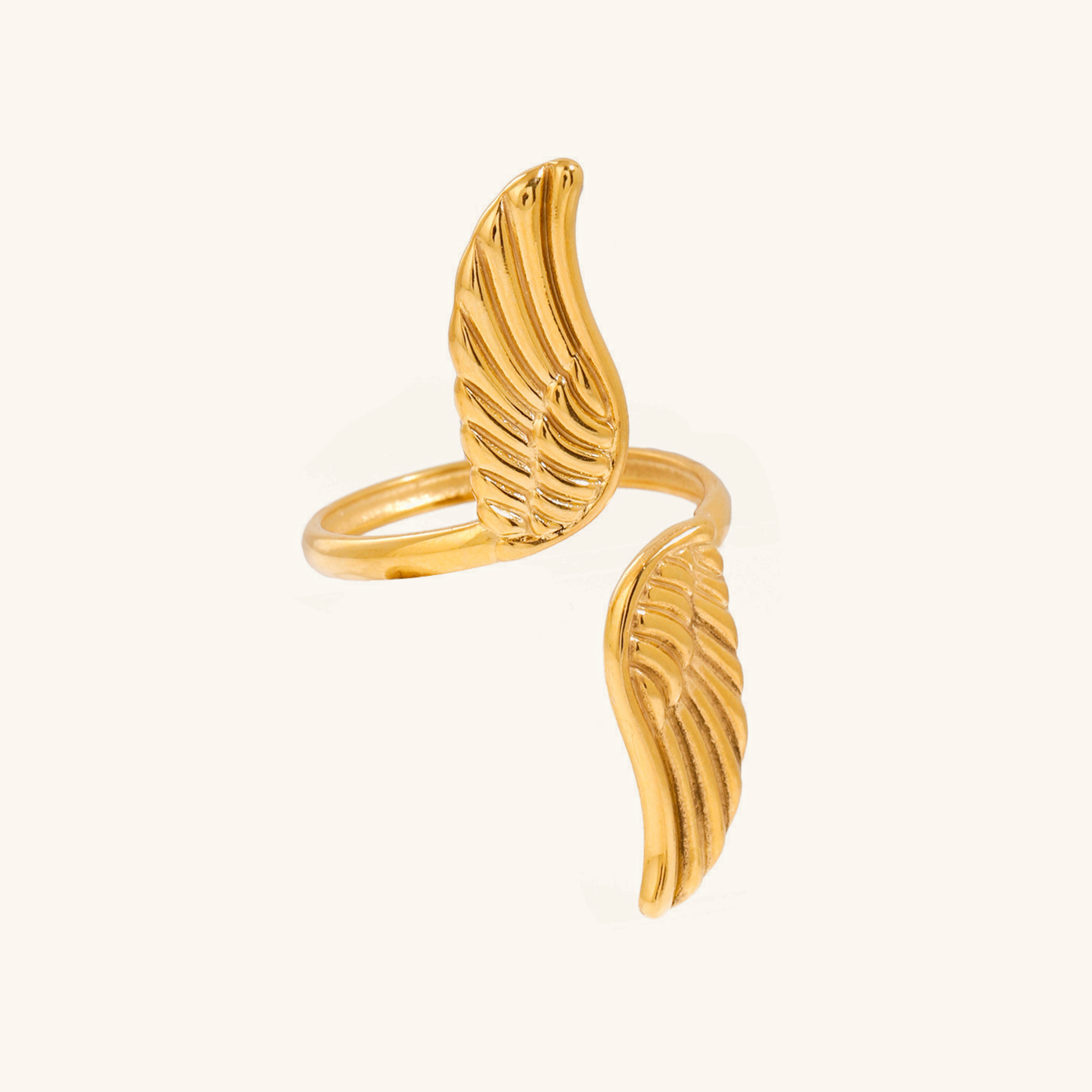 Majestic Gold Winged Ring