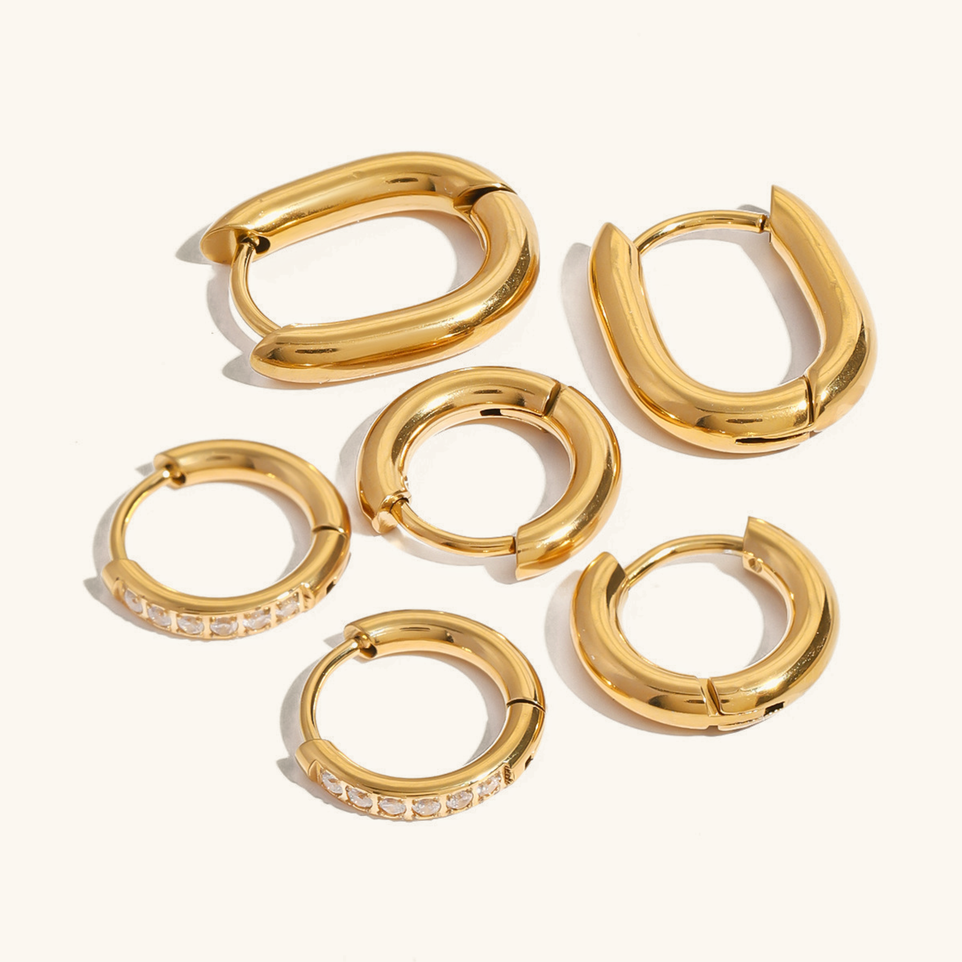 Elevate Your Style: Triple Hoop Earring Set