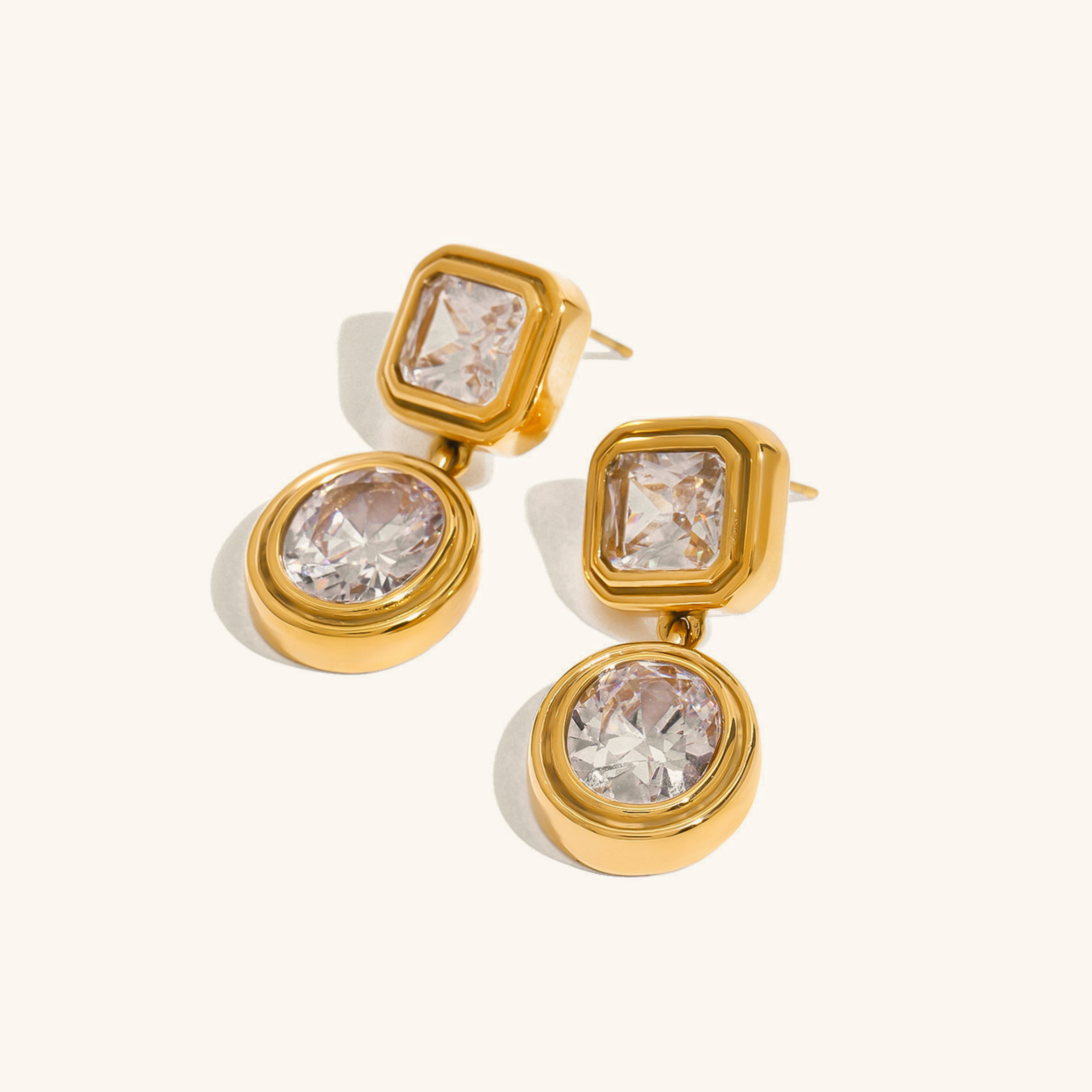 Geometric Sparkle Earrings