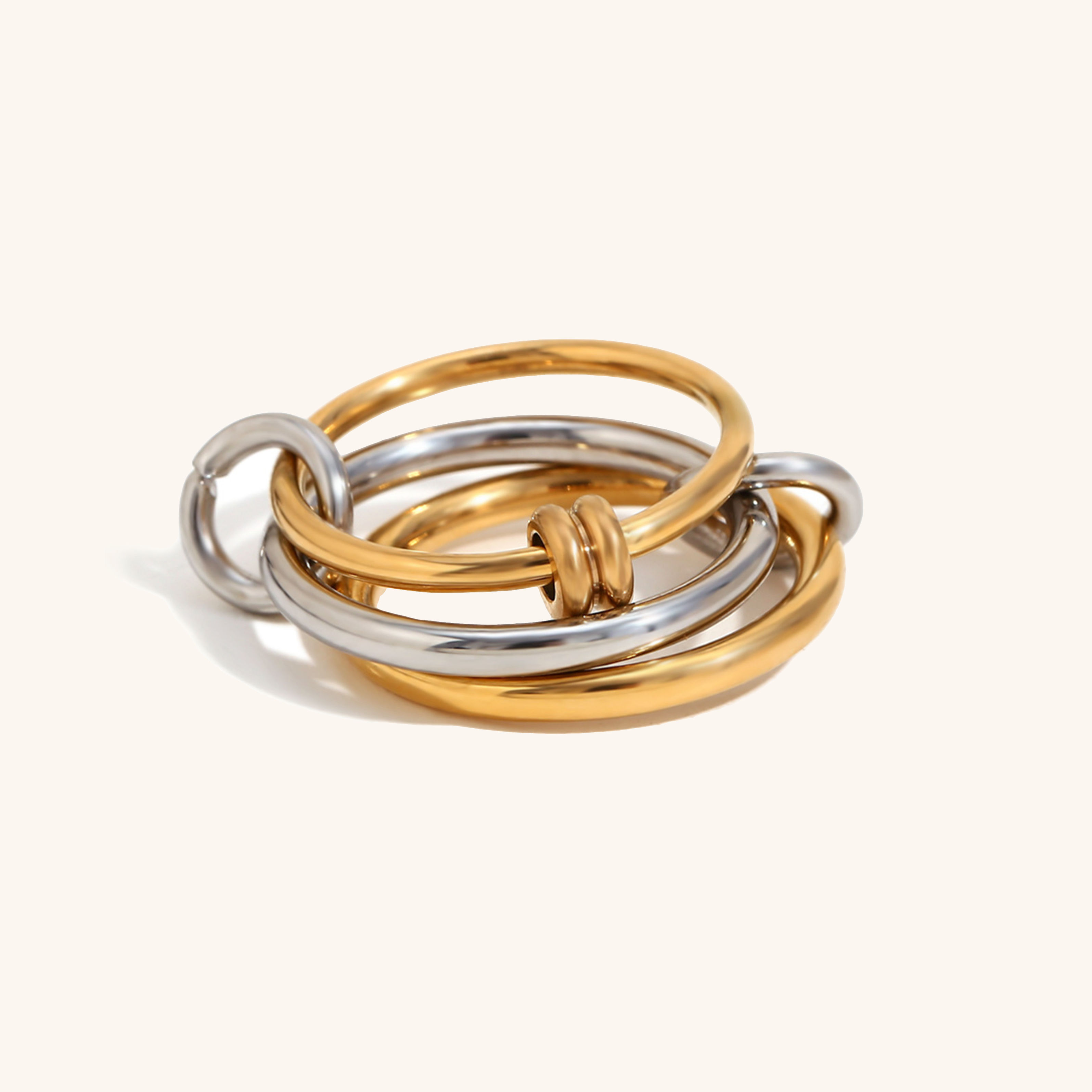 Shimmering Duo Stacking Ring