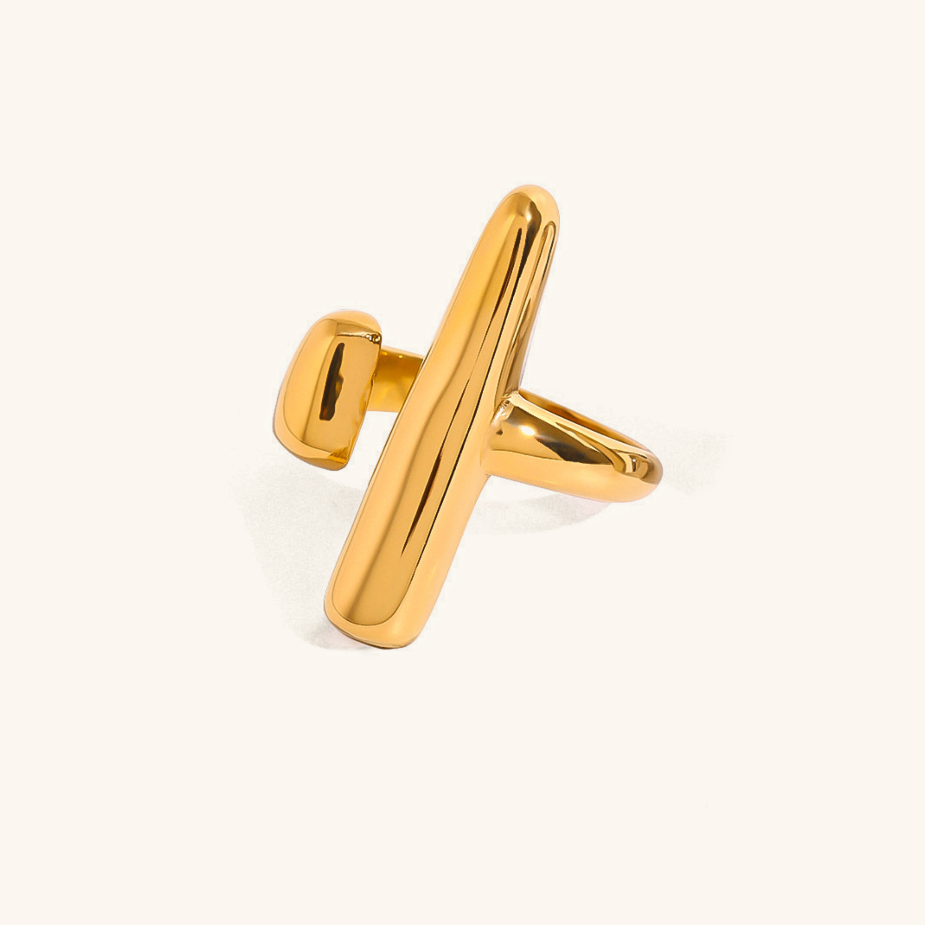 Elysian Minimalist Gold Ring
